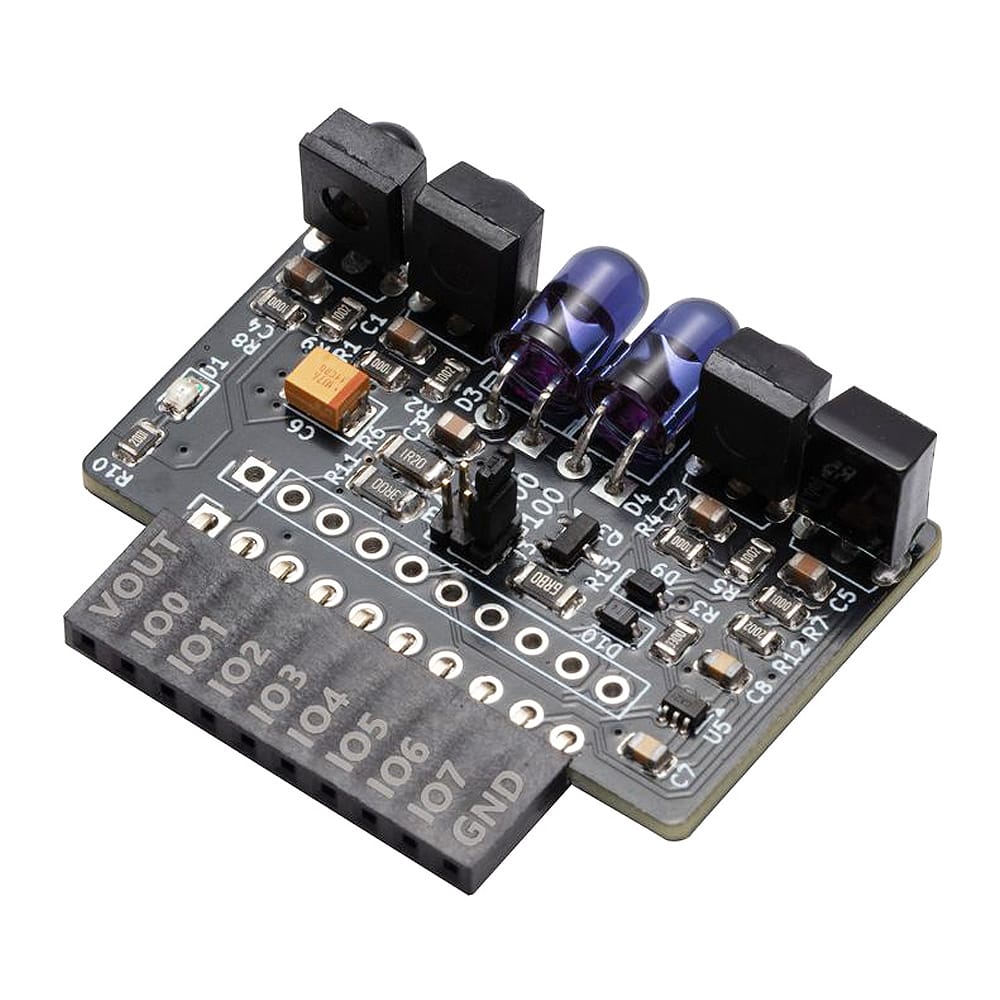 Infrared RX/TX Toy V3 for Bus Pirate 5/6 by Where Labs - The Pi Hut