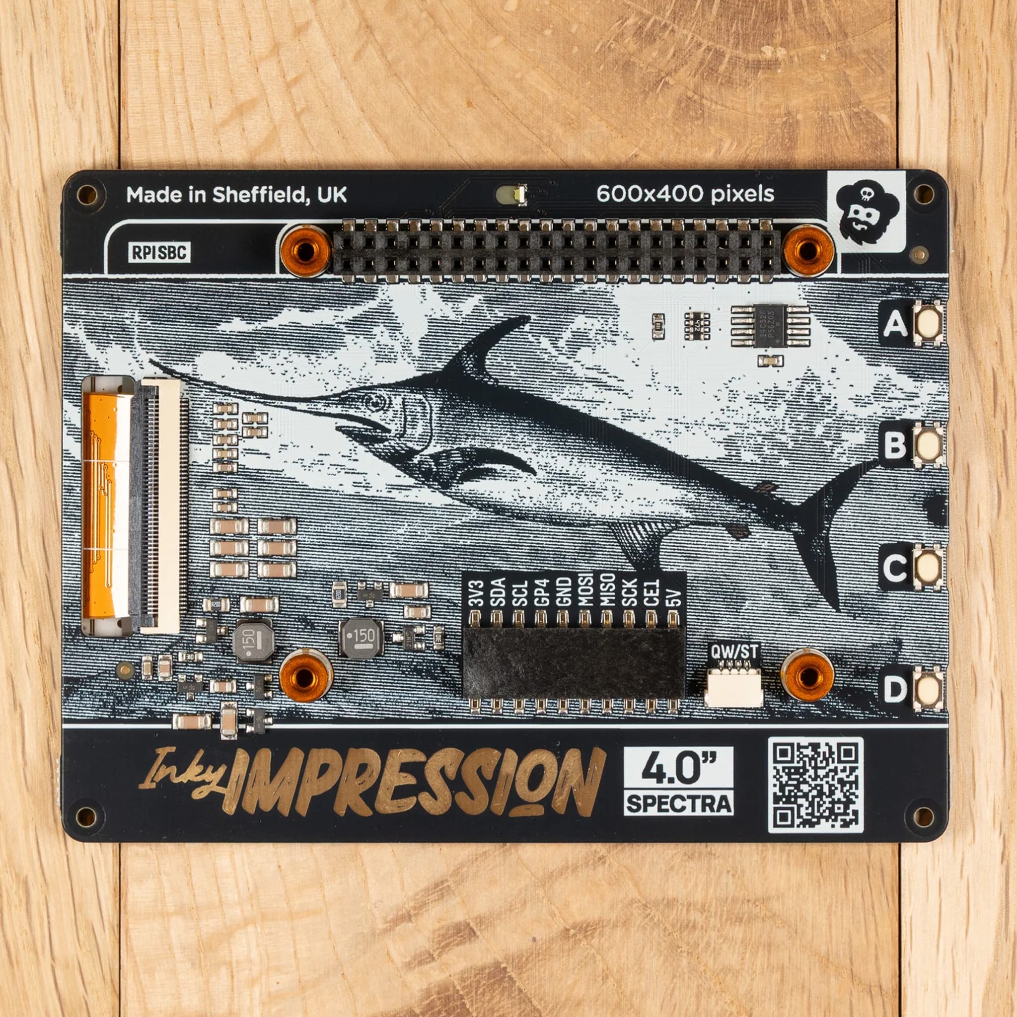 Inky Impression 4.0" by Pimoroni - The Pi Hut
