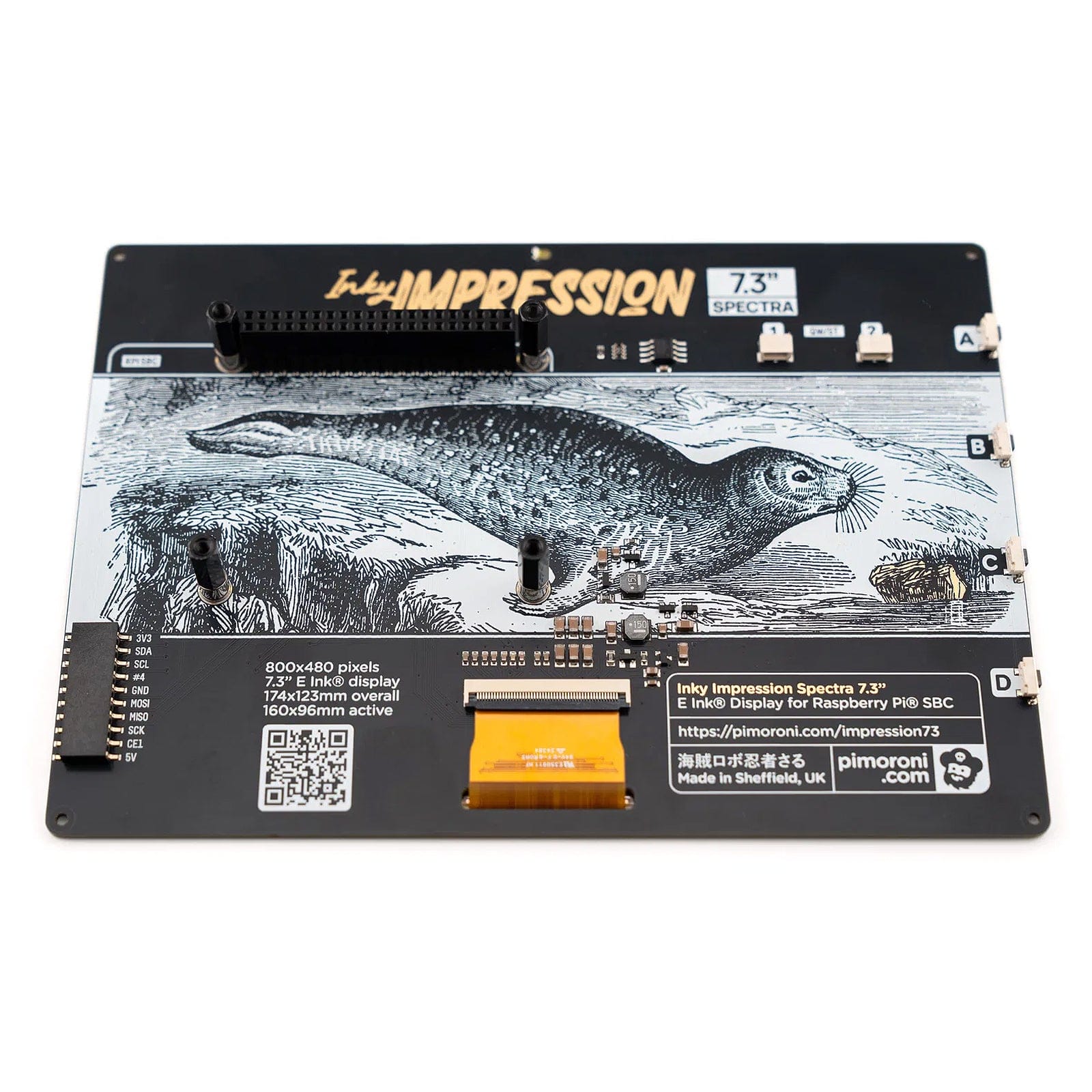 Inky Impression 7.3" (2025 Edition) by Pimoroni - The Pi Hut