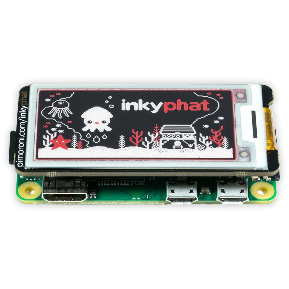 Inky pHAT (ePaper/eInk/EPD) by Pimoroni - The Pi Hut