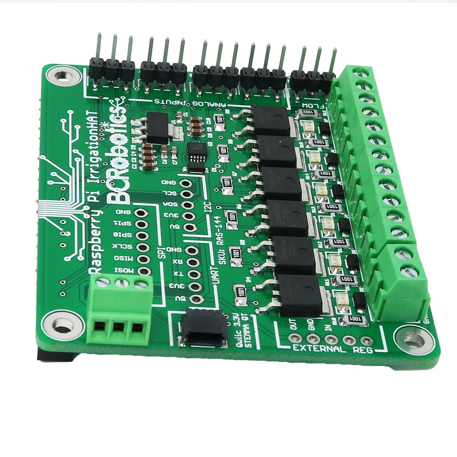 Irrigation Board for Raspberry Pi by BCRobotics - The Pi Hut