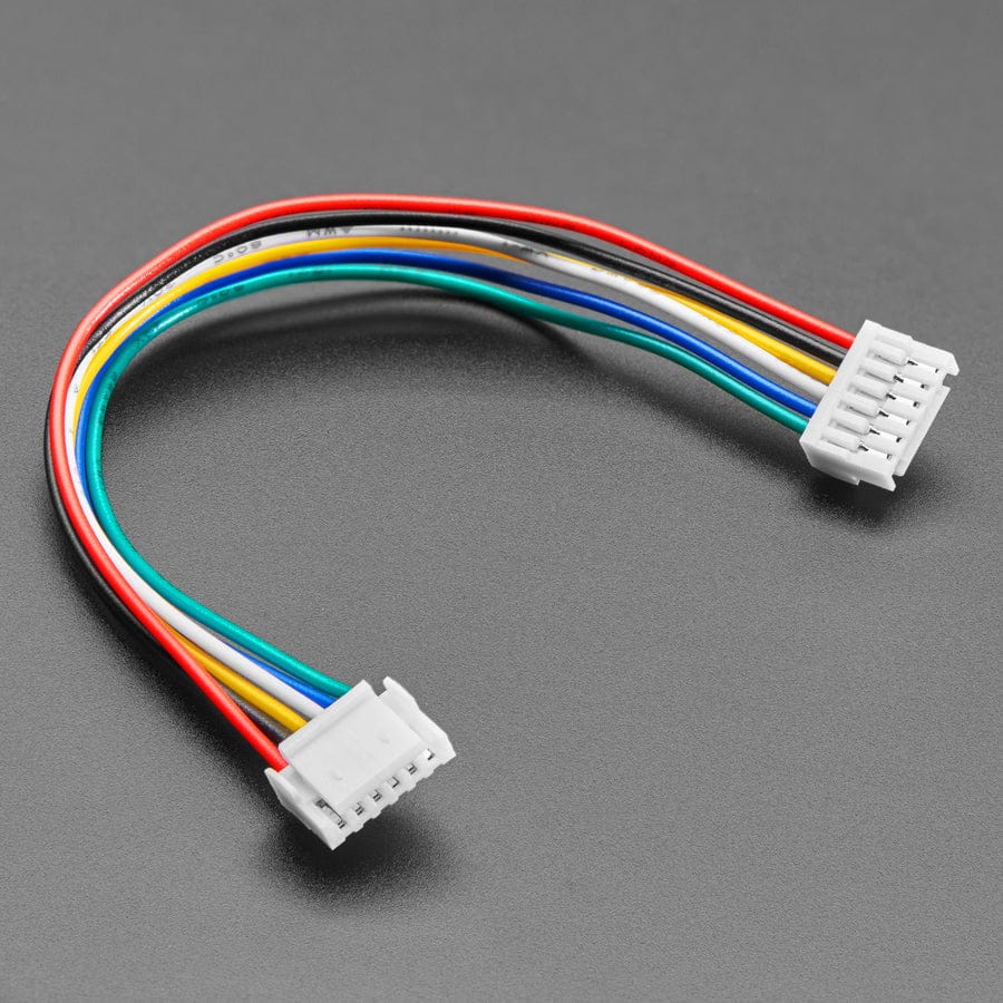 JST GH 1.25mm Pitch 6 Pin Cable - 100mm long by Adafruit - The Pi Hut