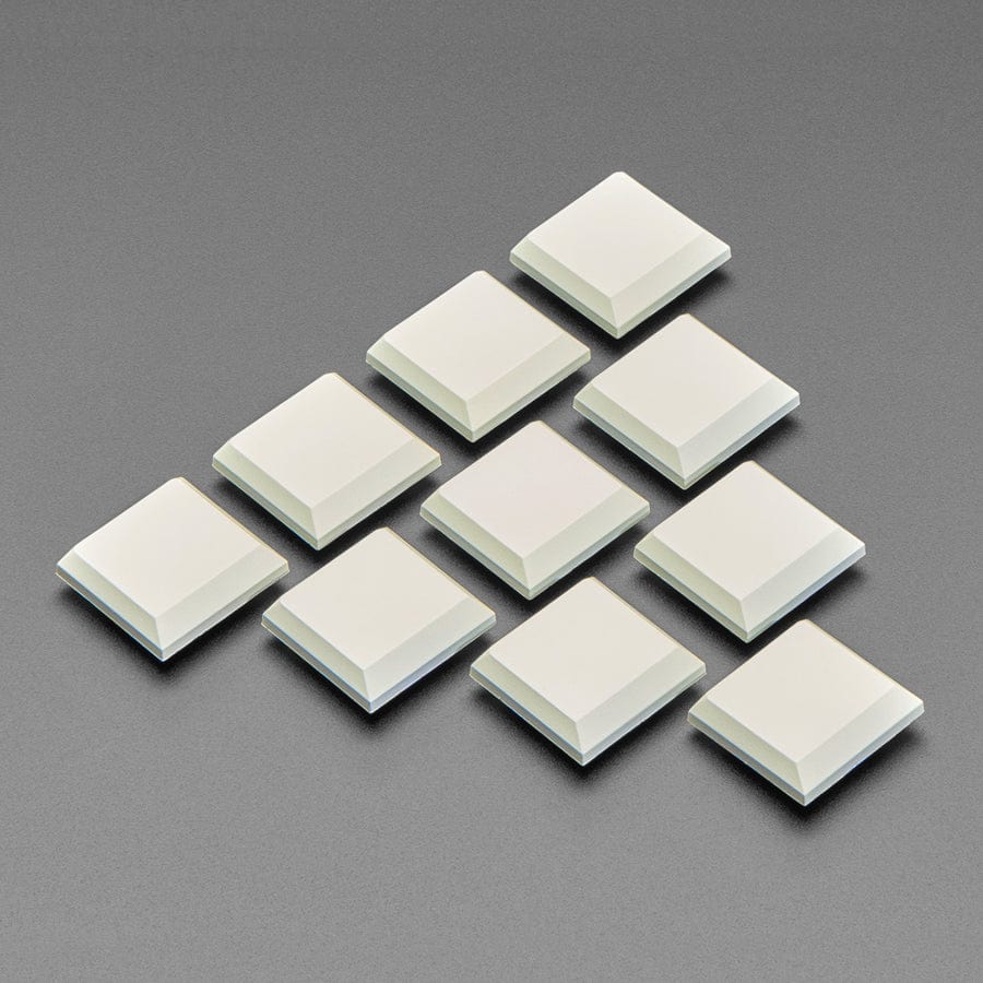 Kailh CHOC Slim Key Caps - Milky White - 10 pack by Adafruit - The Pi Hut