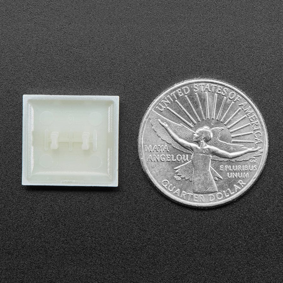 Kailh CHOC Slim Key Caps - Milky White - 10 pack by Adafruit - The Pi Hut