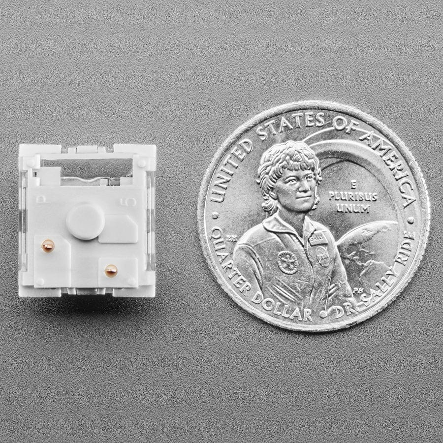 Kailh Mechanical Key Switches - Linear Black - 12 pack - Cherry MX Black Compatible by Adafruit - The Pi Hut