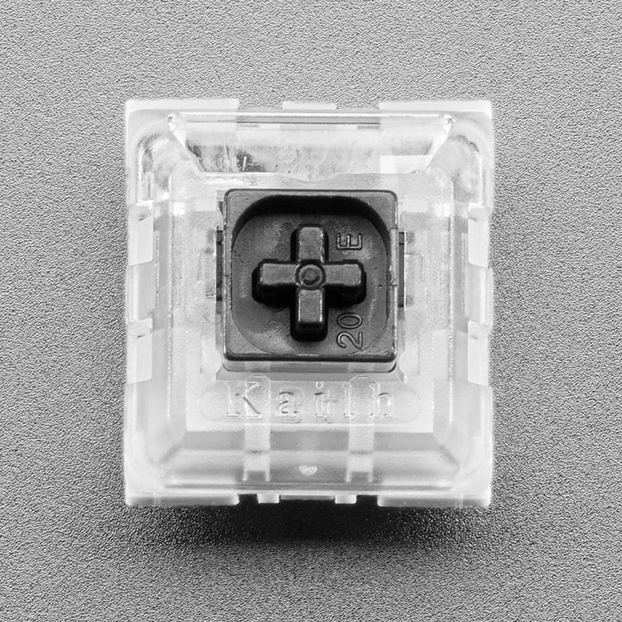 Kailh Mechanical Key Switches - Linear Black - 12 pack - Cherry MX Black Compatible by Adafruit - The Pi Hut