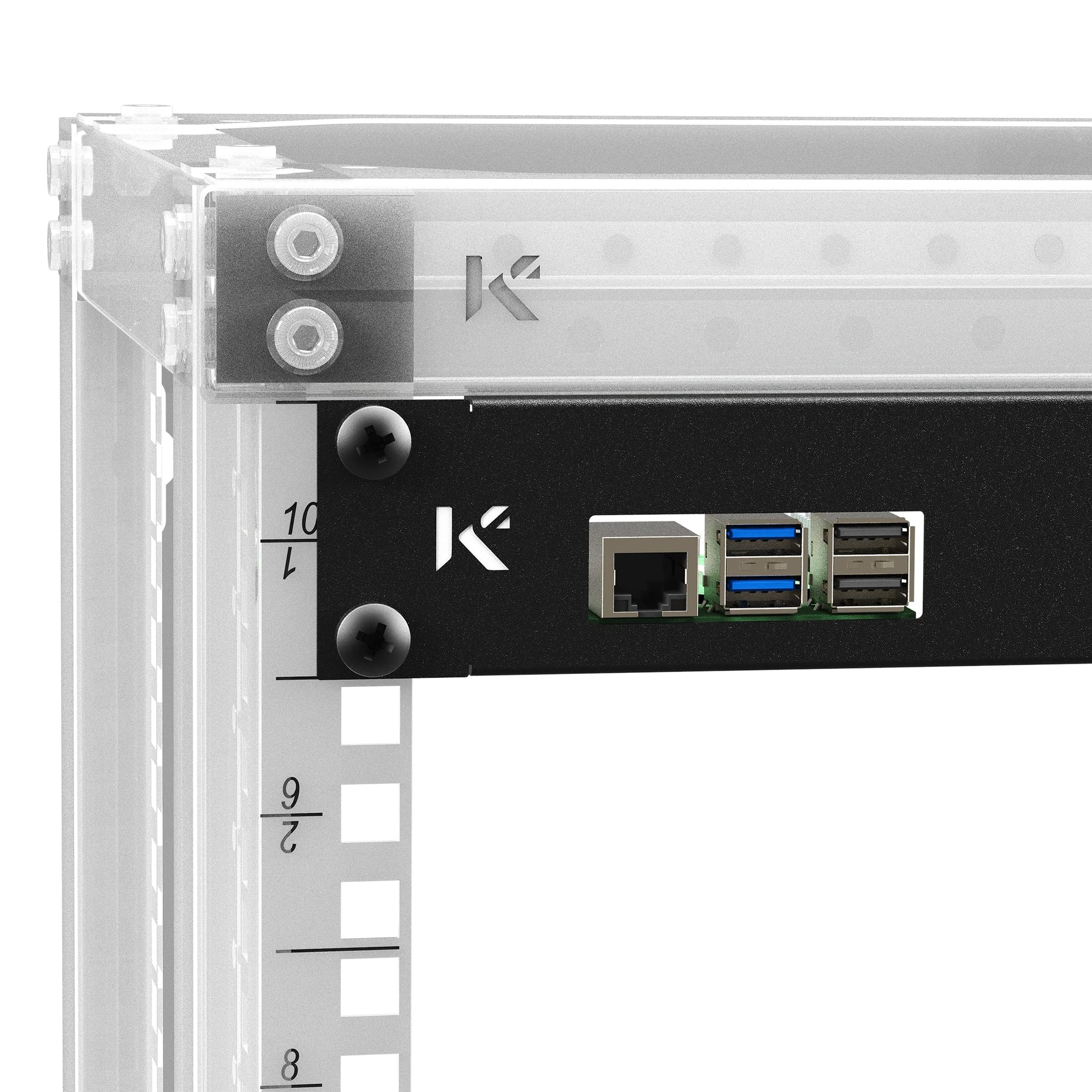 KKSB 10" 1U Rack Panel for Raspberry Pi by KKSB - The Pi Hut