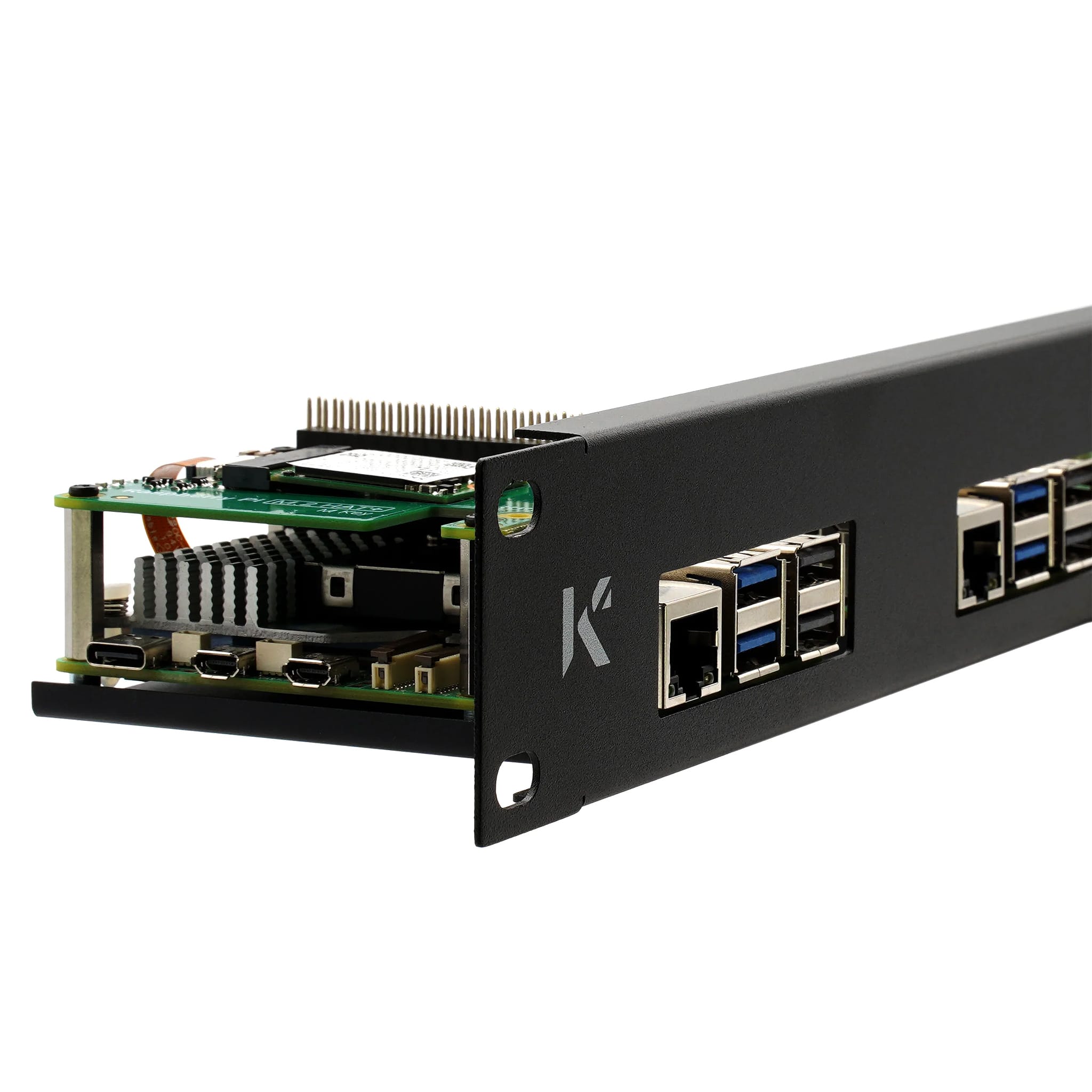 KKSB 19" 1U Rack Panel for Raspberry Pi by KKSB - The Pi Hut