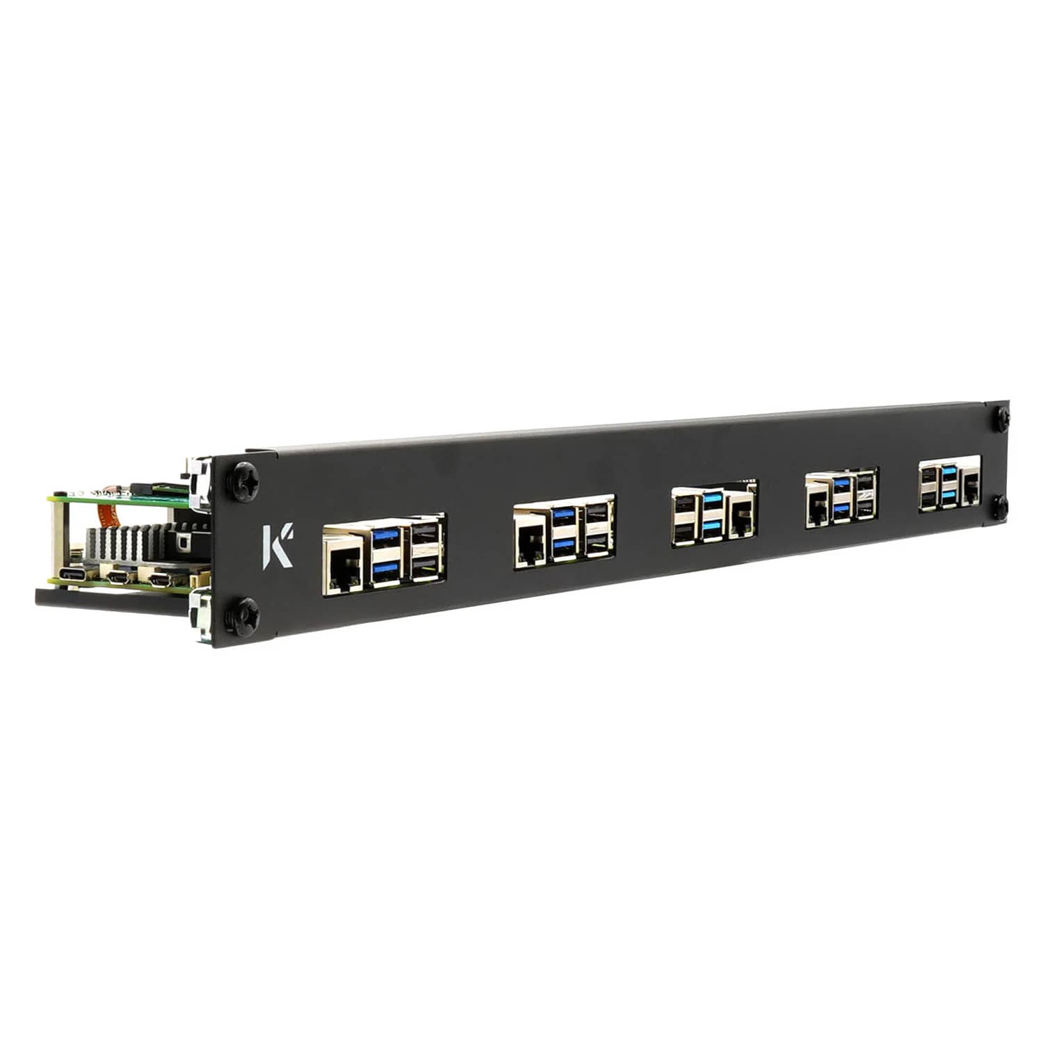 KKSB 19" 1U Rack Panel for Raspberry Pi by KKSB - The Pi Hut