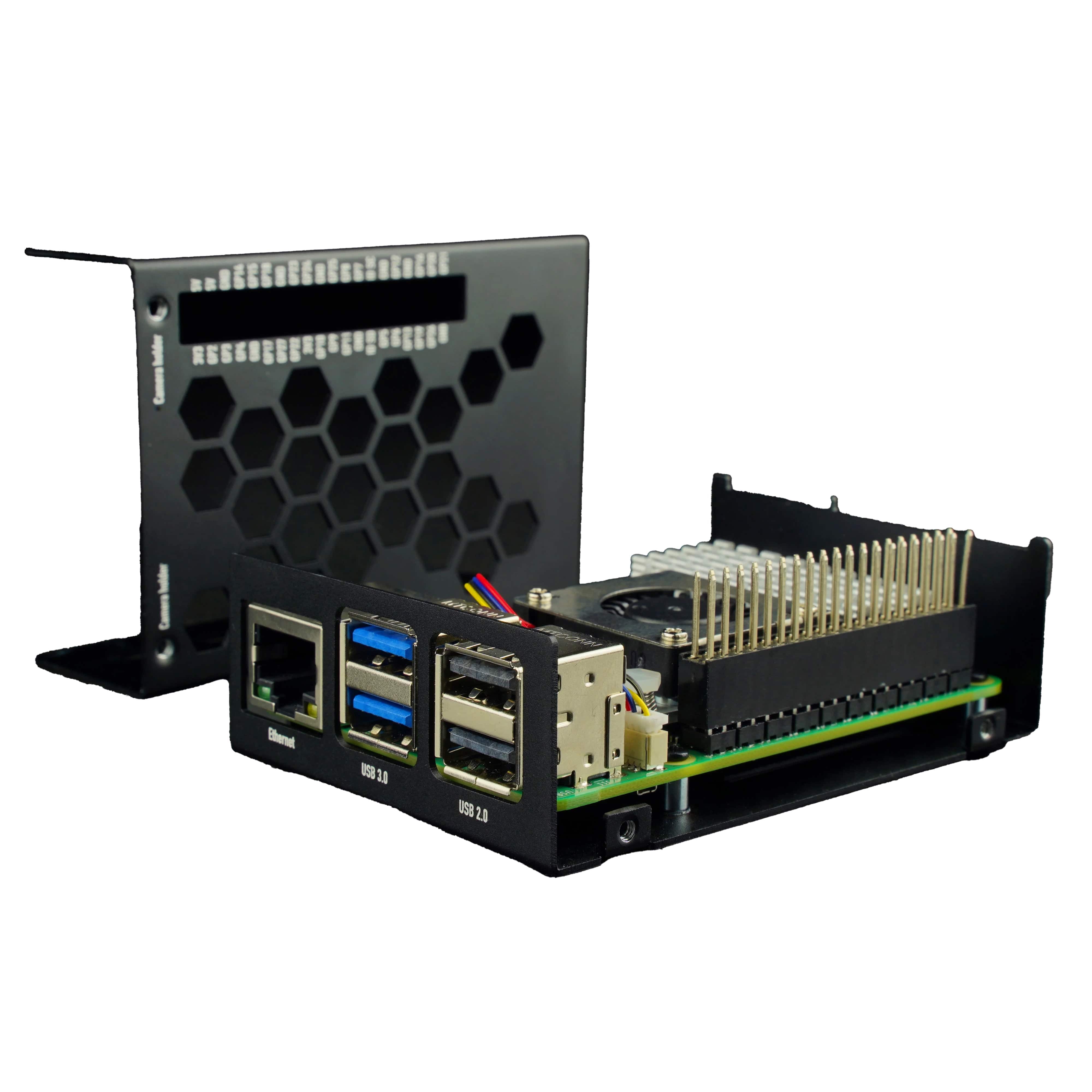 KKSB Black Aluminium Case for Rasperry Pi 5 by KKSB - The Pi Hut