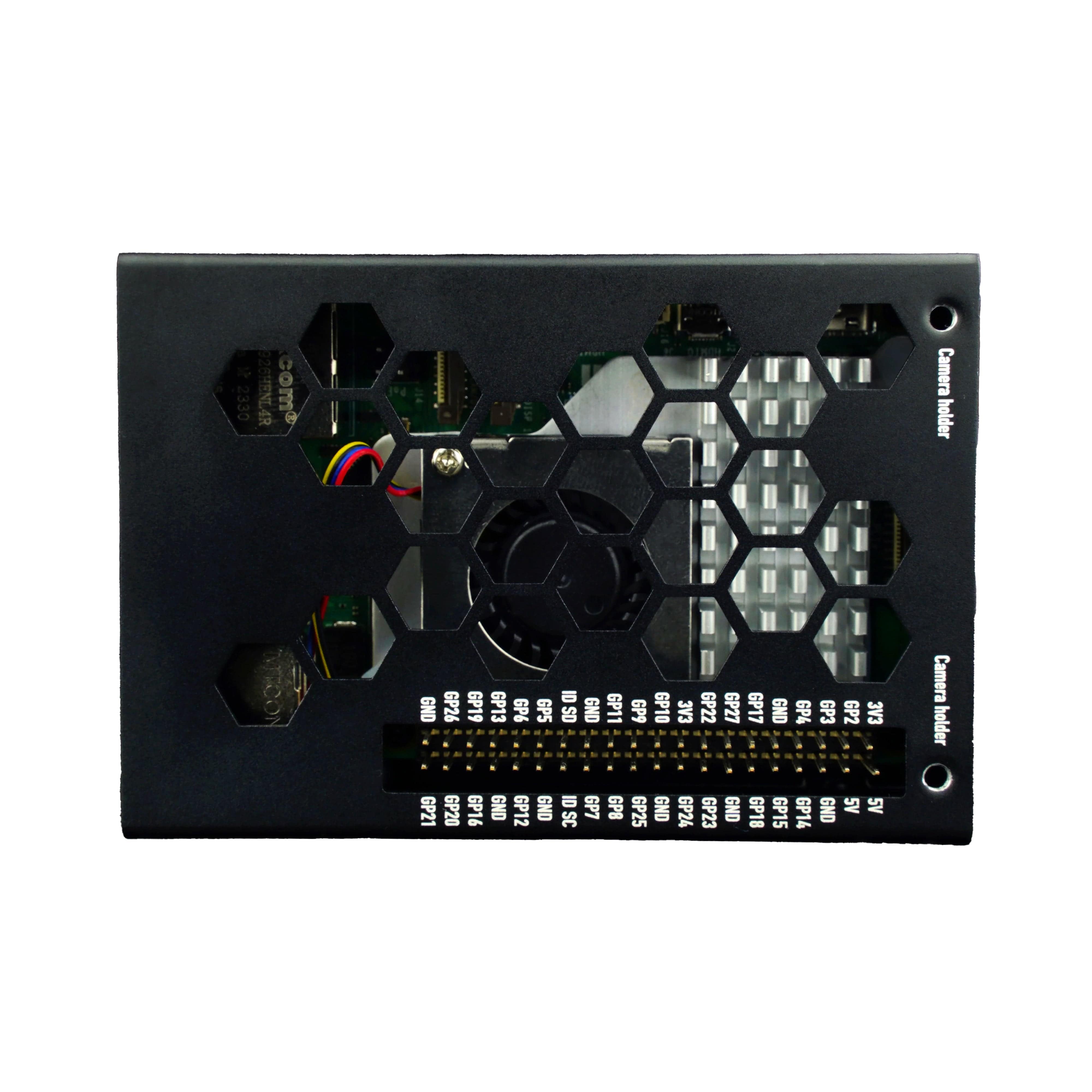 KKSB Black Aluminium Case for Rasperry Pi 5 by KKSB - The Pi Hut