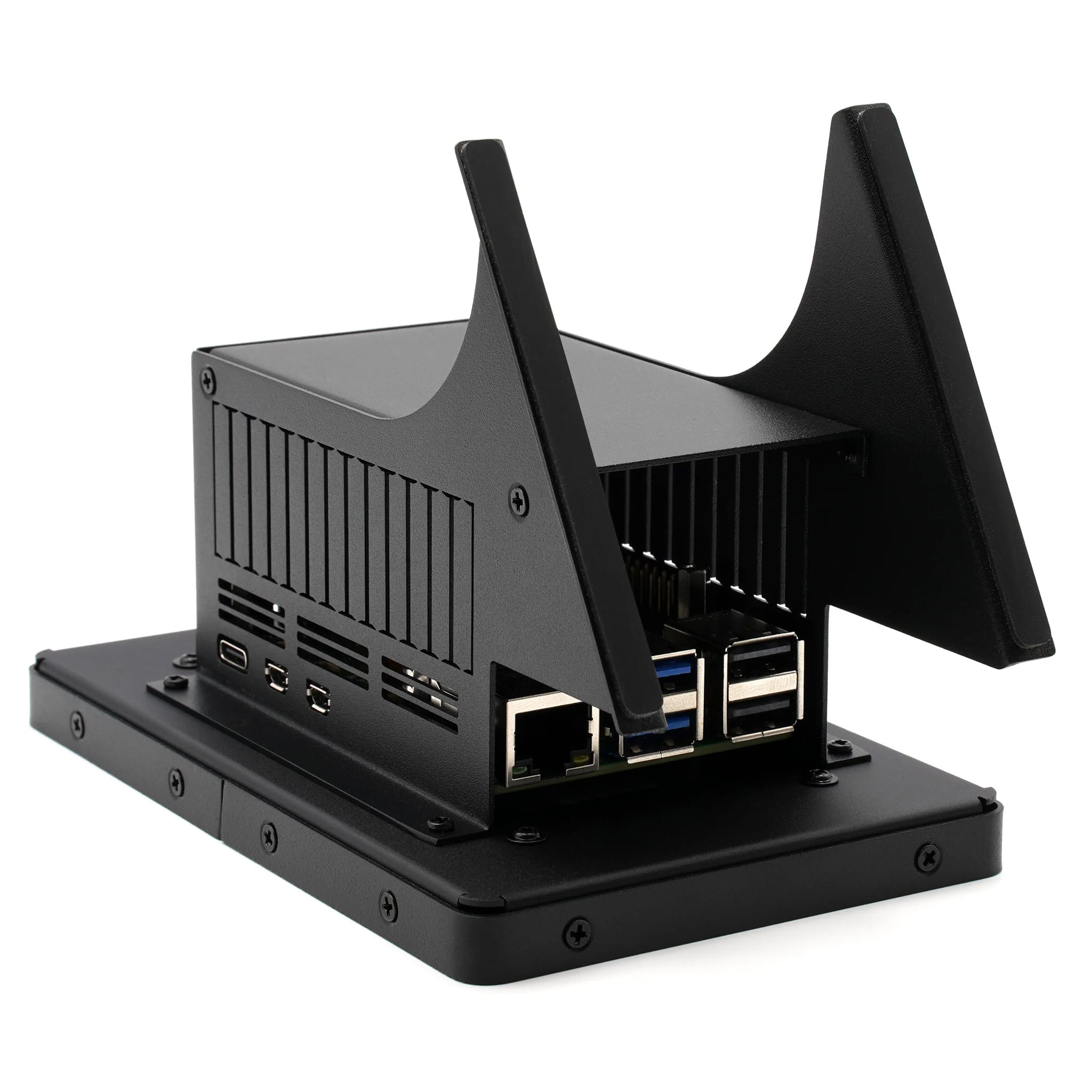 KKSB Case Stand for Raspberry Pi 5 and 5" Touch Display 2 by KKSB - The Pi Hut