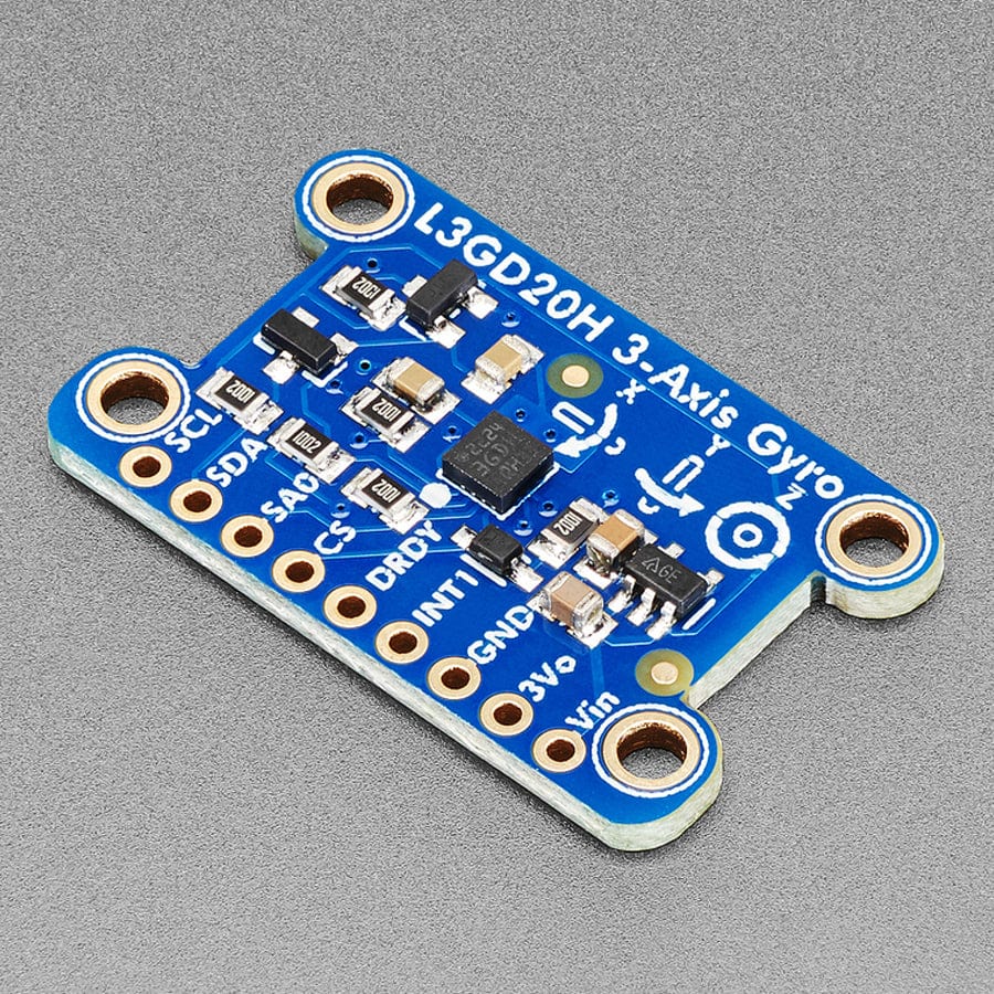 L3GD20H Triple-Axis Gyro Breakout Board - L3GD20/L3G4200 Upgrade (L3GD20H) by Adafruit - The Pi Hut