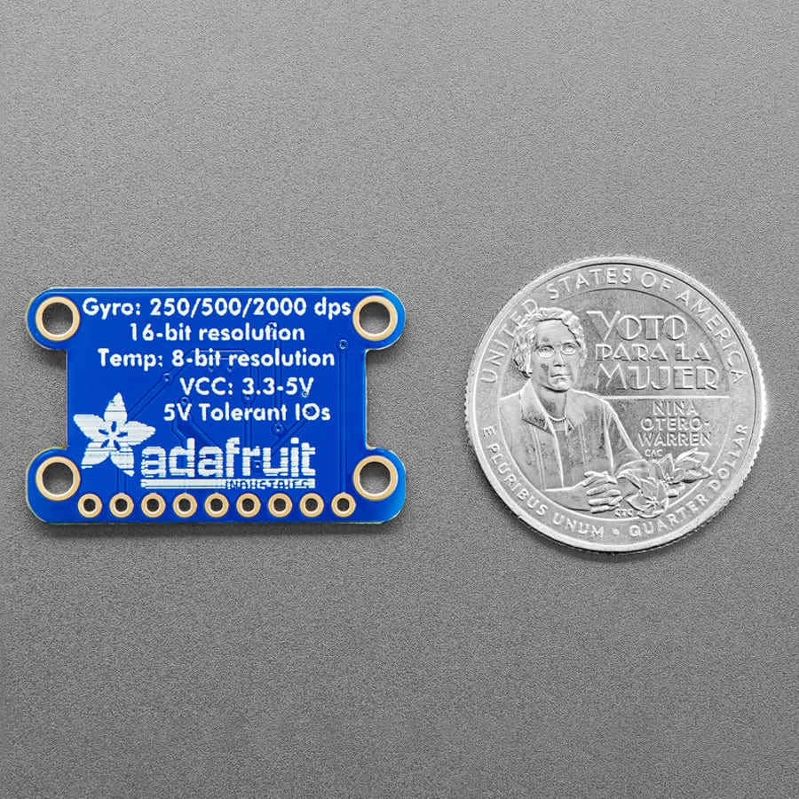L3GD20H Triple-Axis Gyro Breakout Board - L3GD20/L3G4200 Upgrade (L3GD20H) by Adafruit - The Pi Hut