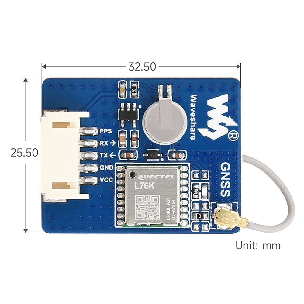 L76K Multi-GNSS Module by Waveshare - The Pi Hut