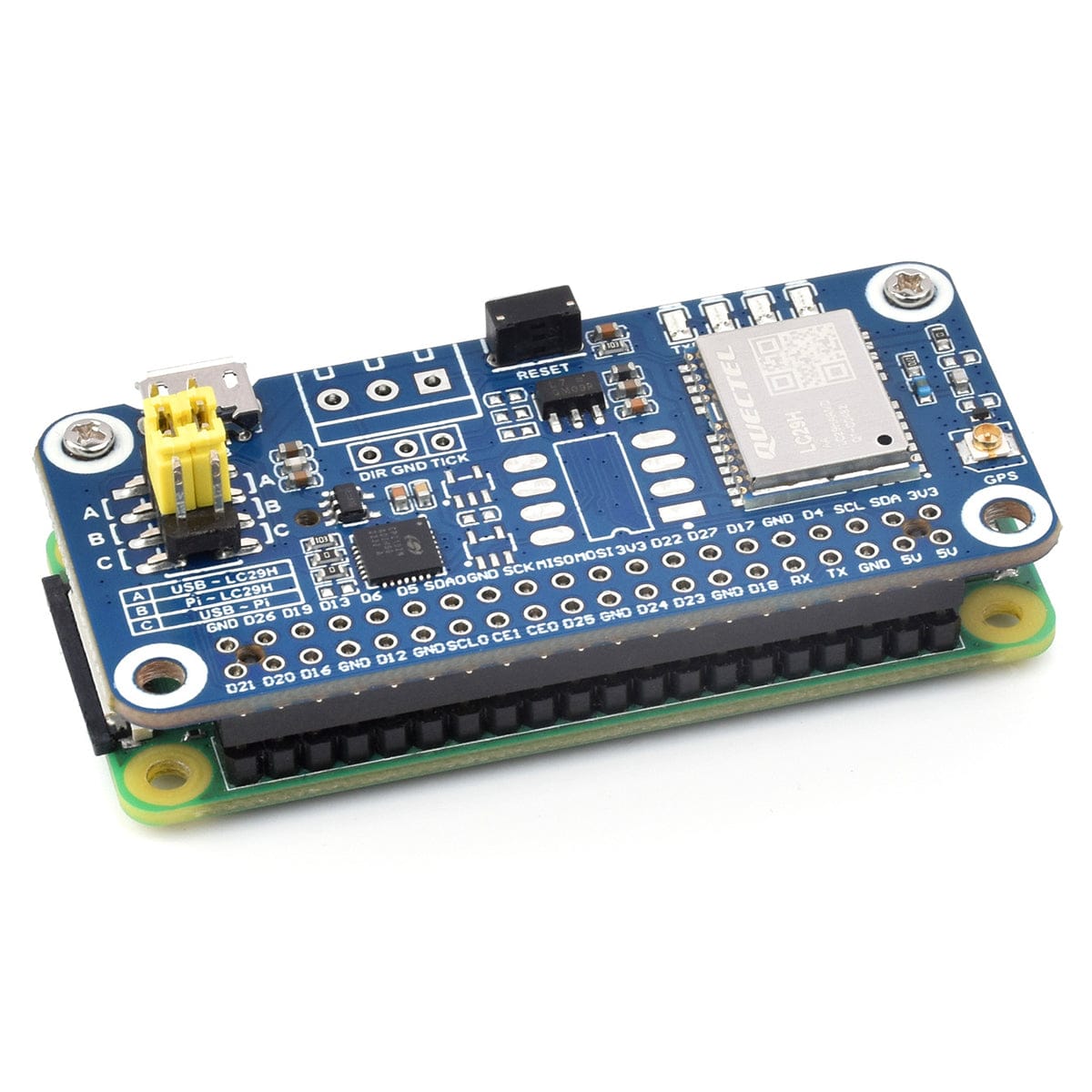 LC29H(AA) GPS HAT for Raspberry Pi by Waveshare - The Pi Hut