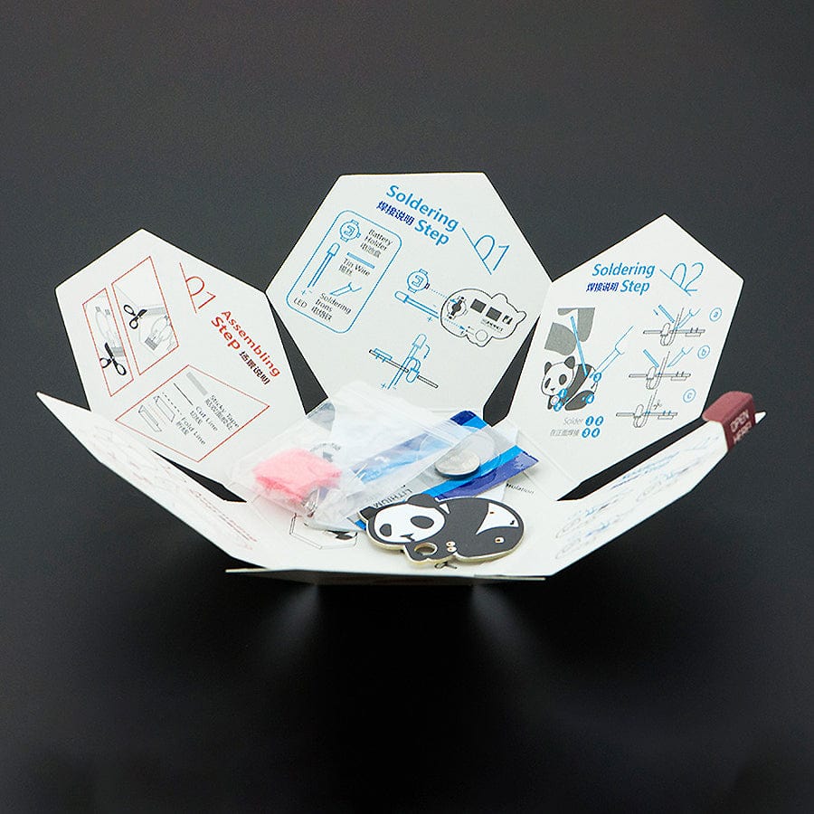Learn to Solder Zoo Animal Badge Kit by The Pi Hut - The Pi Hut