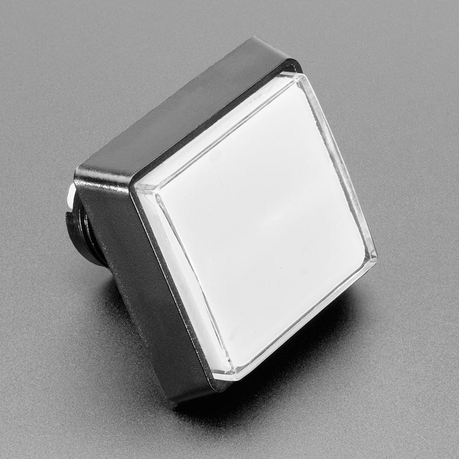 LED Illuminated Push Button - 51mm Square by Adafruit - The Pi Hut
