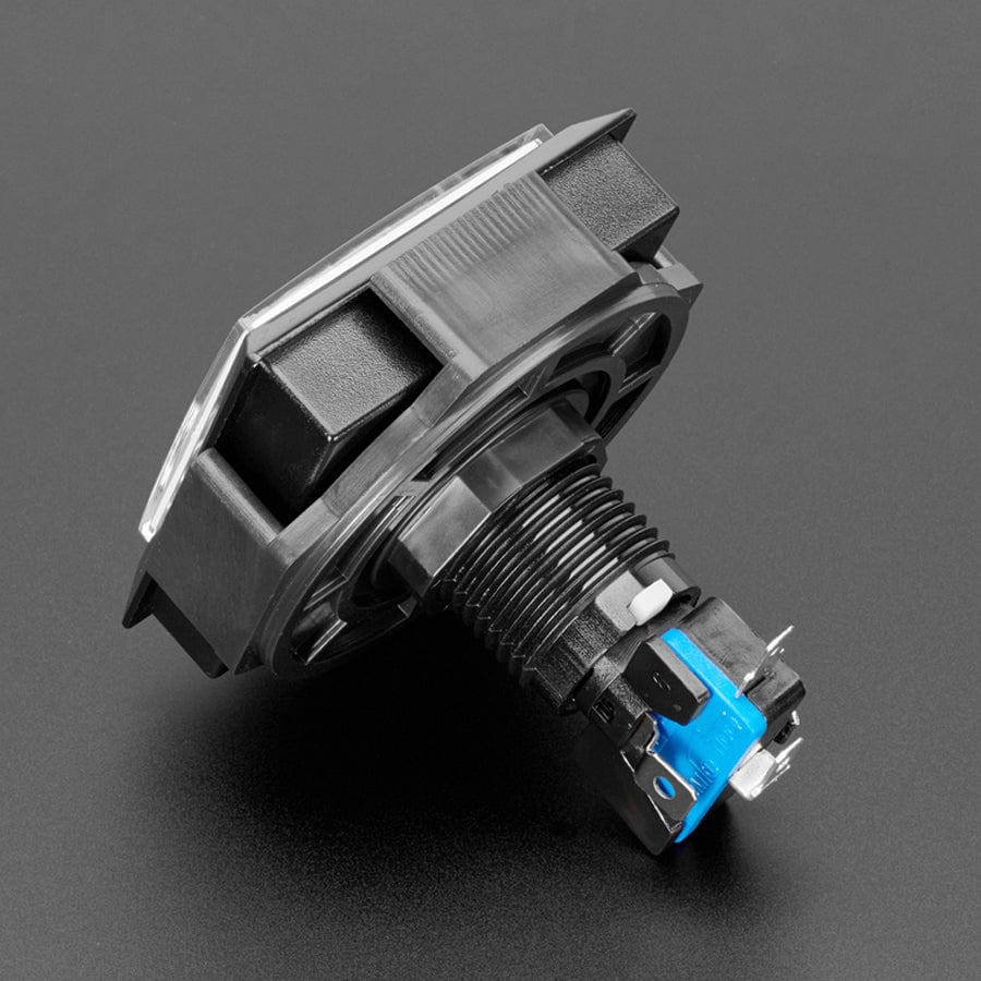 LED Illuminated Pushbutton - 60mm Square by Adafruit - The Pi Hut