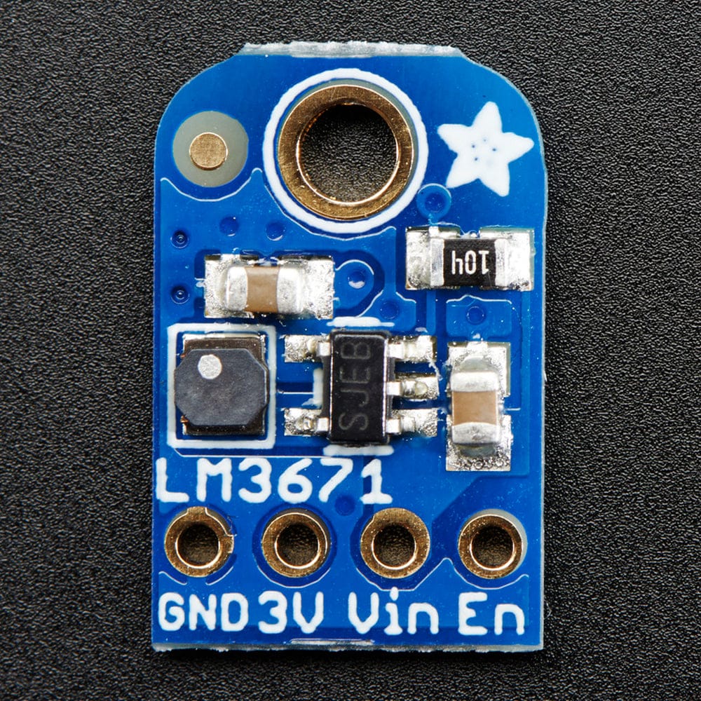 LM3671 3.3V Buck Converter Breakout - 3.3V Output 600mA Max by Adafruit - The Pi Hut