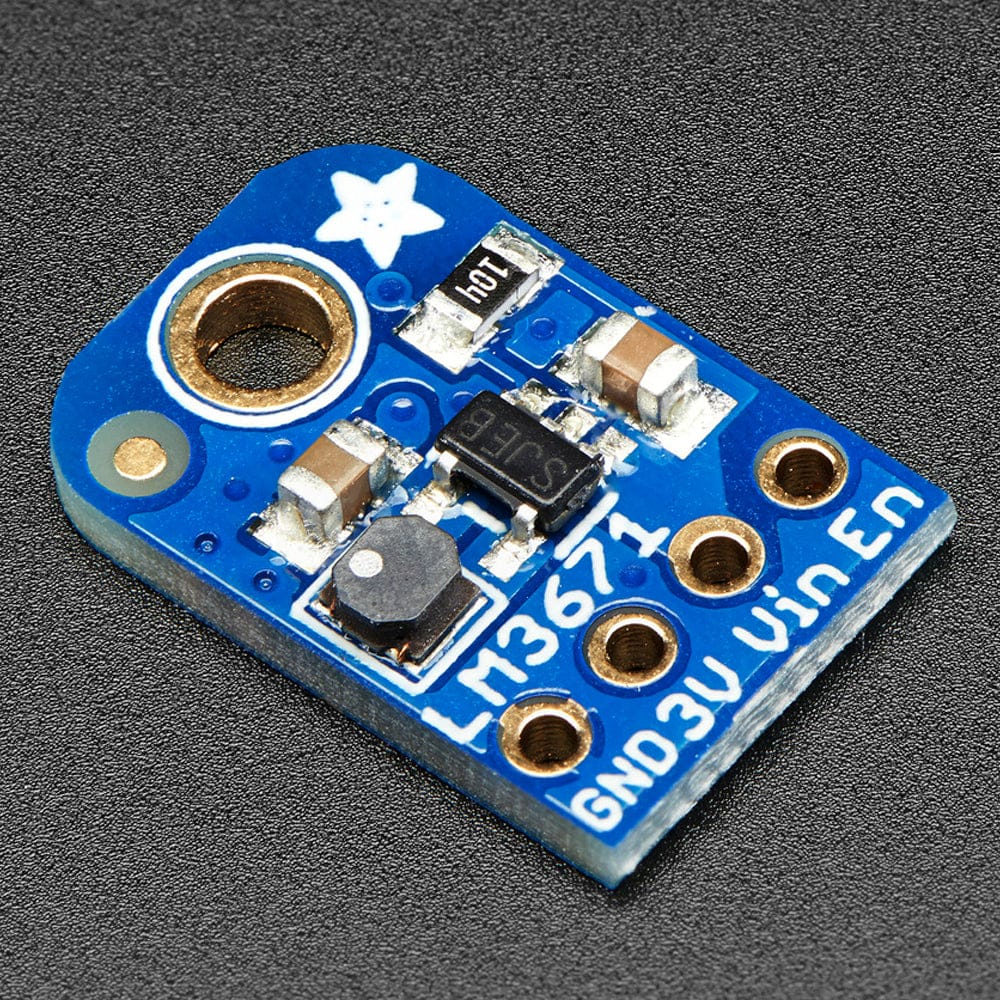 LM3671 3.3V Buck Converter Breakout - 3.3V Output 600mA Max by Adafruit - The Pi Hut