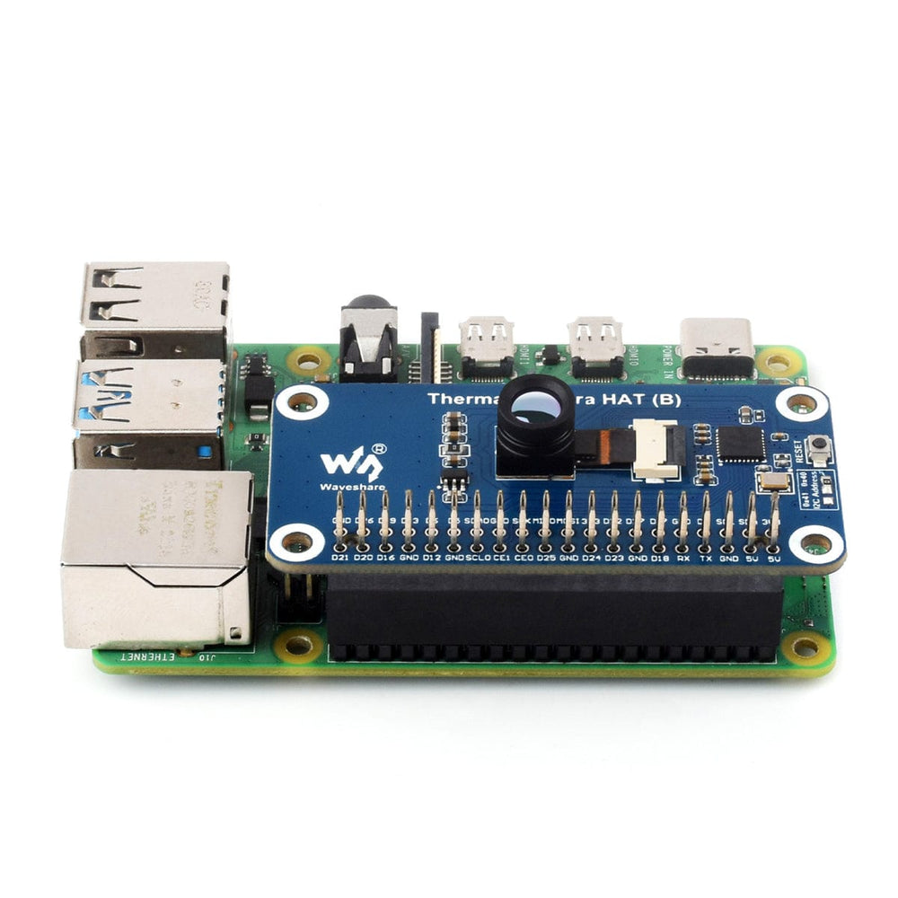 Long-Wave IR Thermal Imaging Camera HAT for Raspberry Pi (Image Processing Algorithm) by Waveshare - The Pi Hut