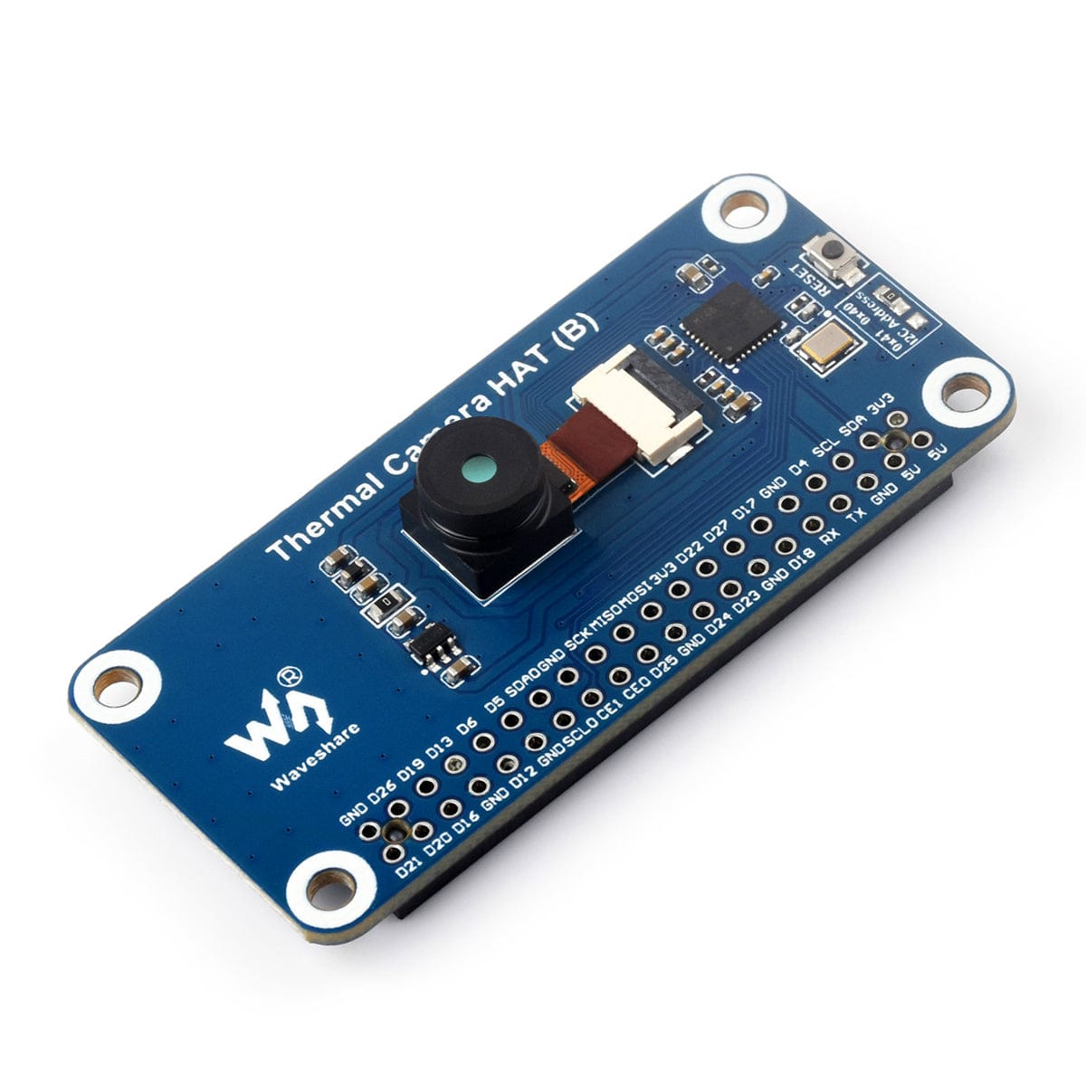 Long-Wave IR Thermal Imaging Camera HAT for Raspberry Pi (Image Processing Algorithm) by Waveshare - The Pi Hut