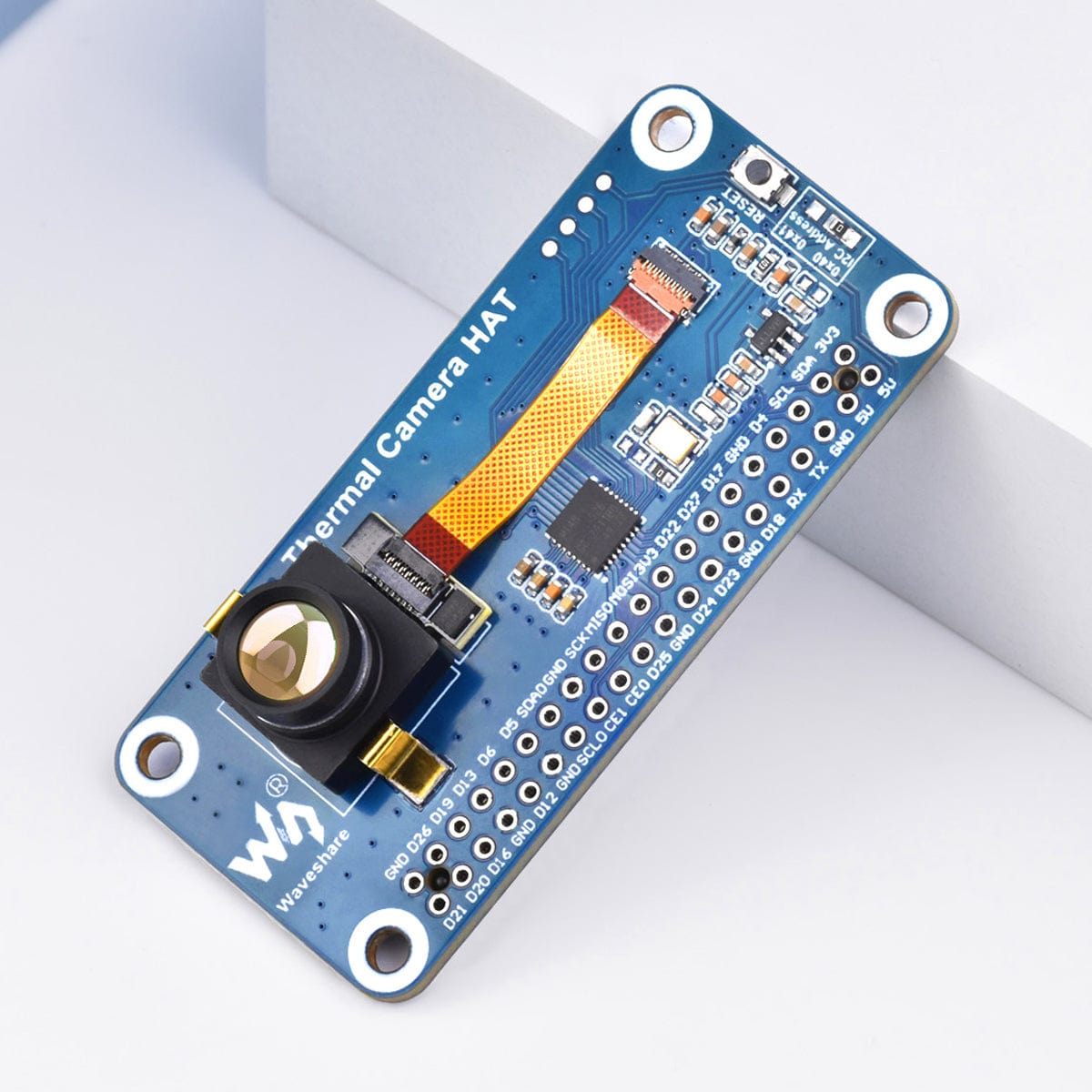 Long-wave IR Thermal Imaging Camera HAT for Raspberry Pi (45° FOV) by Waveshare - The Pi Hut