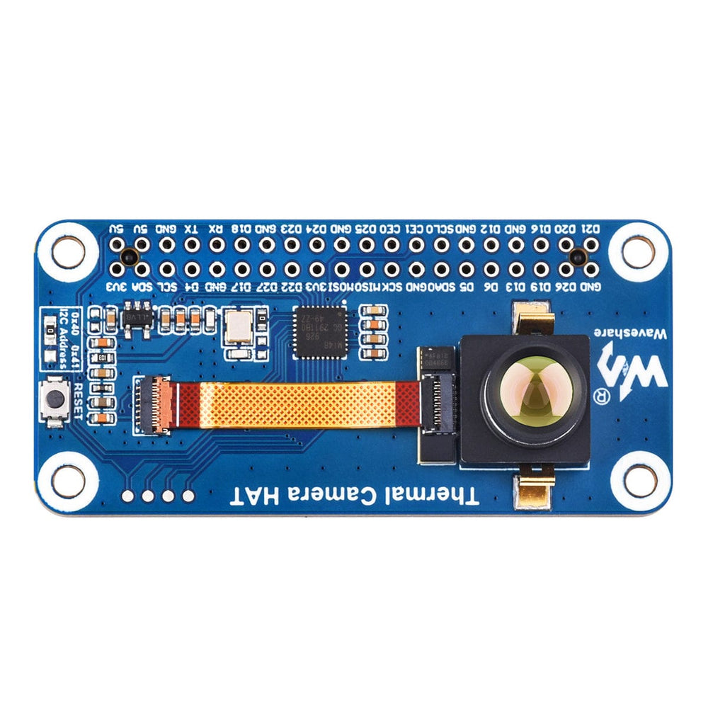 Long-wave IR Thermal Imaging Camera HAT for Raspberry Pi (45° FOV) by Waveshare - The Pi Hut