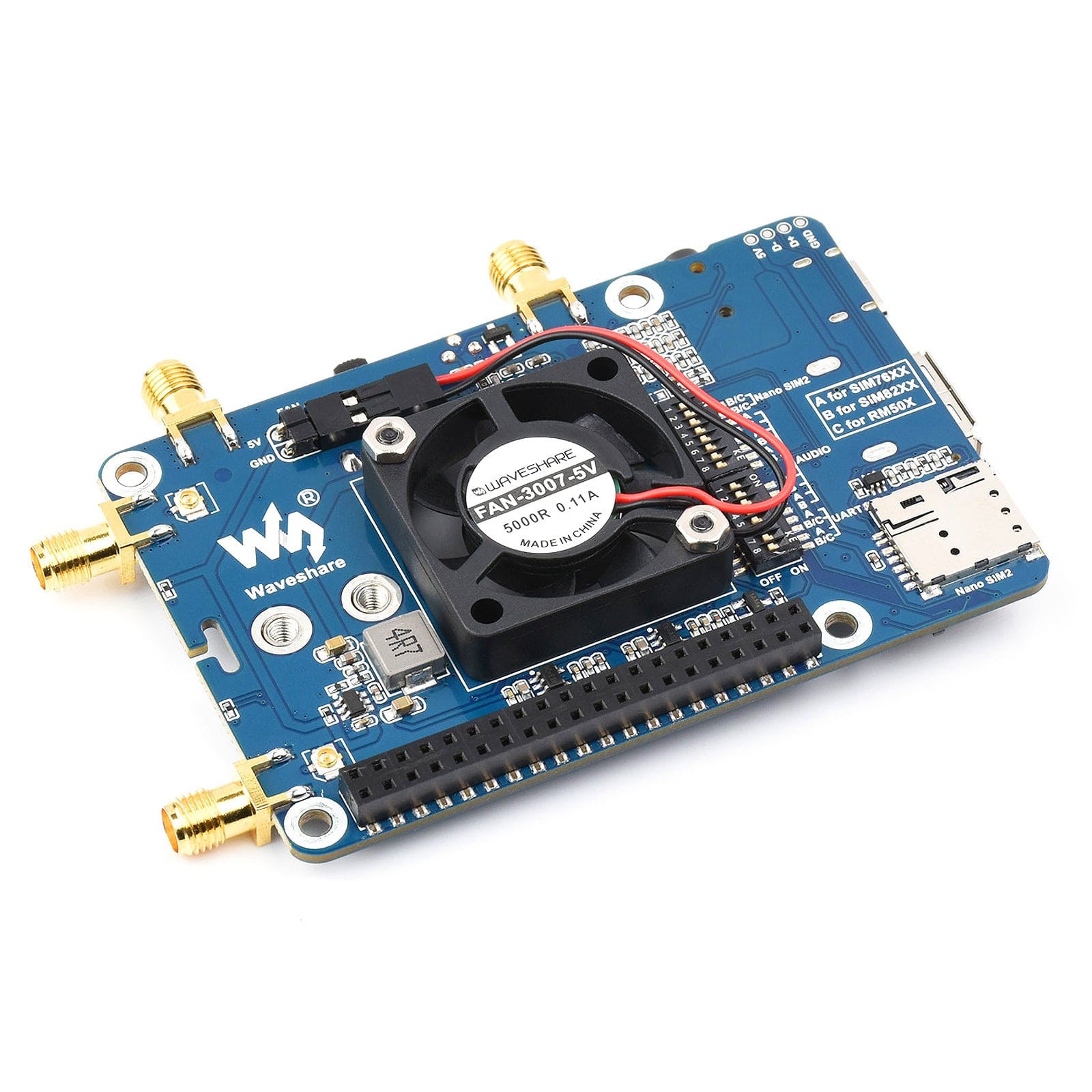 LTE Cat 6 Communication HAT for Raspberry Pi by Waveshare - The Pi Hut