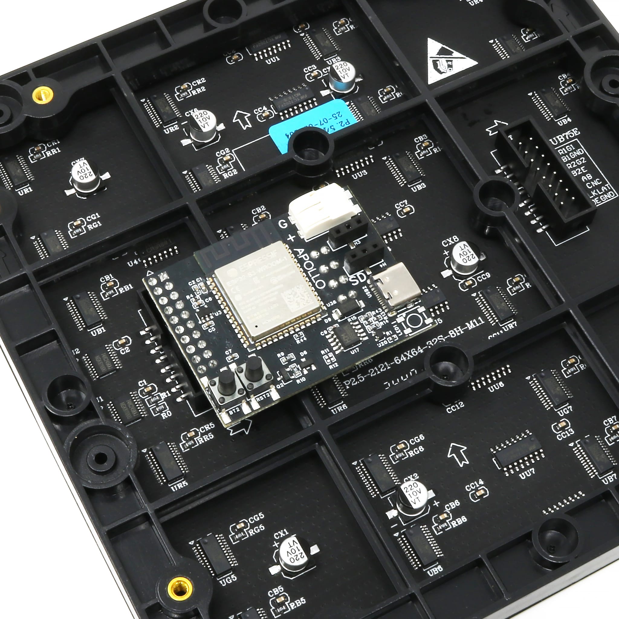 M-1 LED ESP32-S3 Matrix Kit by Apollo Automation - The Pi Hut