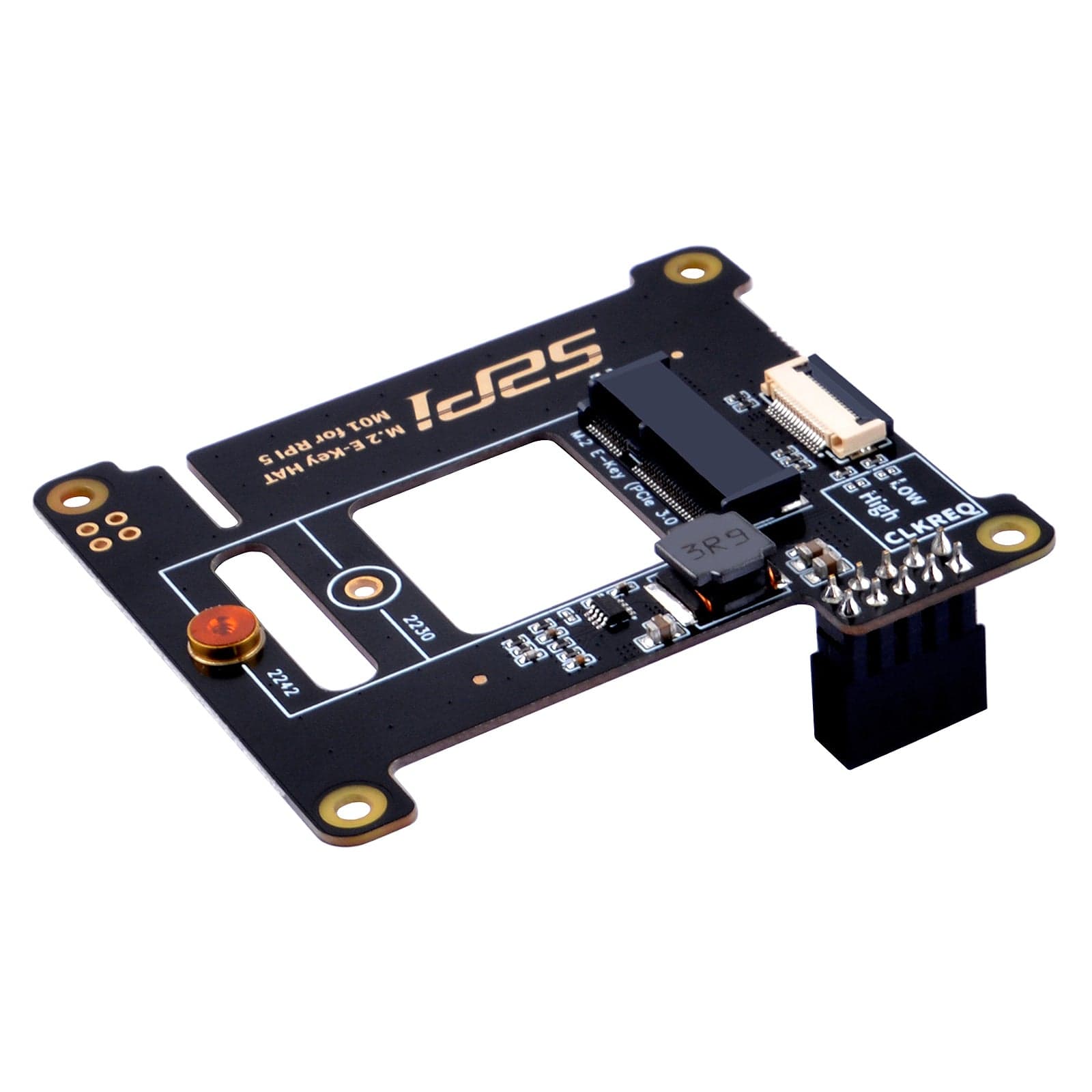 M.2 2242 E-Key Top for Raspberry Pi 5 by 52Pi - The Pi Hut