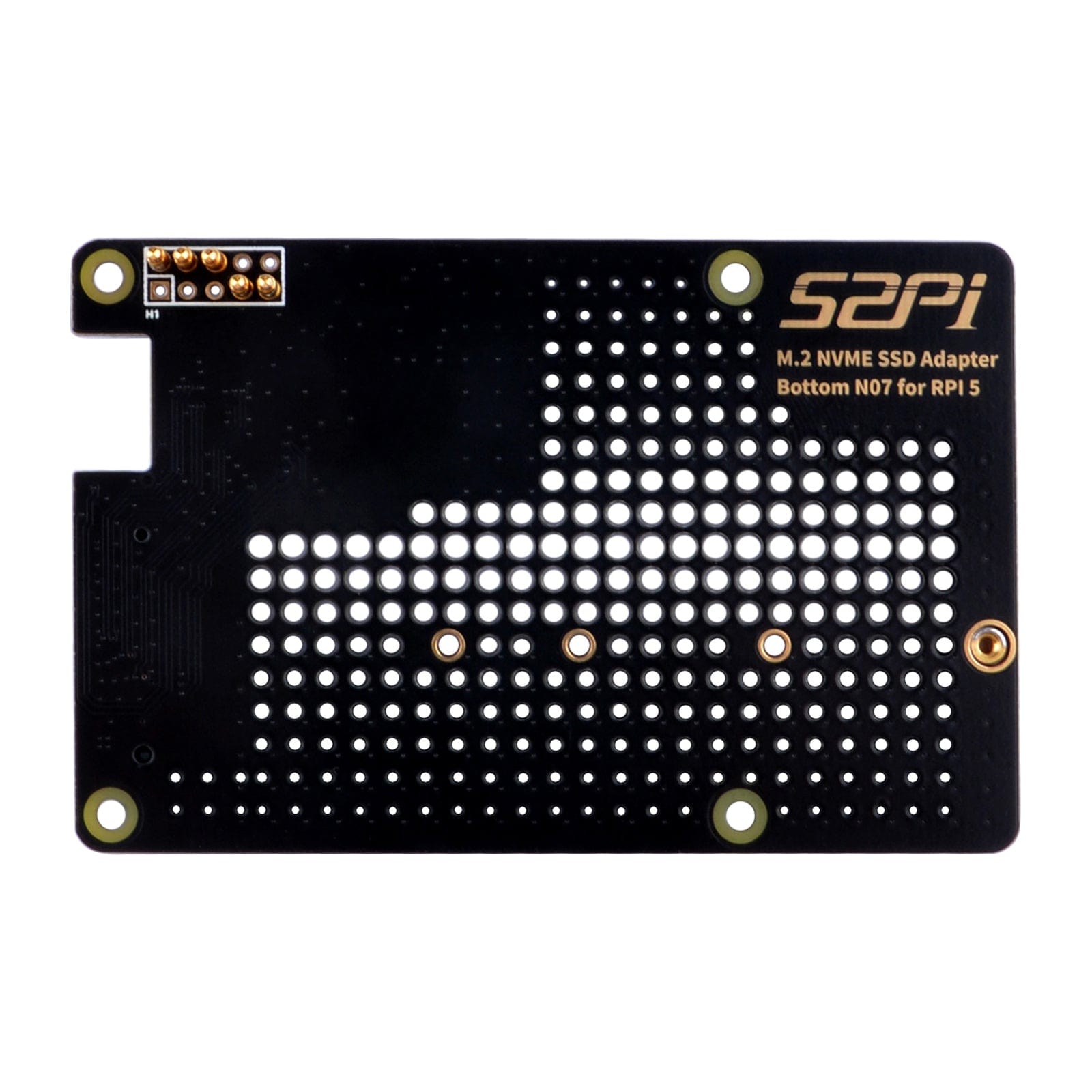 M.2 2280 NVMe PCIe Bottom for Raspberry Pi 5 (N07) by 52Pi - The Pi Hut