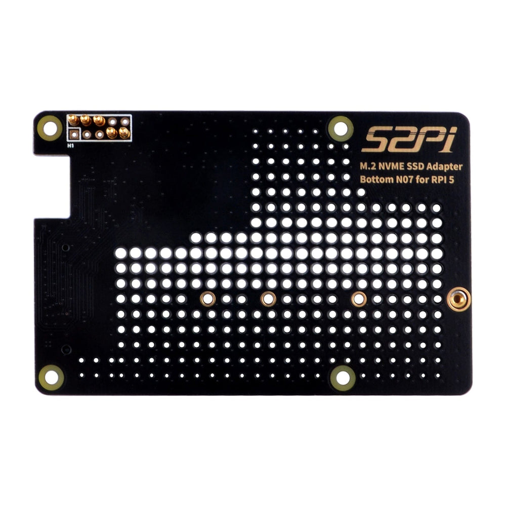 M.2 2280 NVMe PCIe Bottom for Raspberry Pi 5 (N07) by 52Pi - The Pi Hut