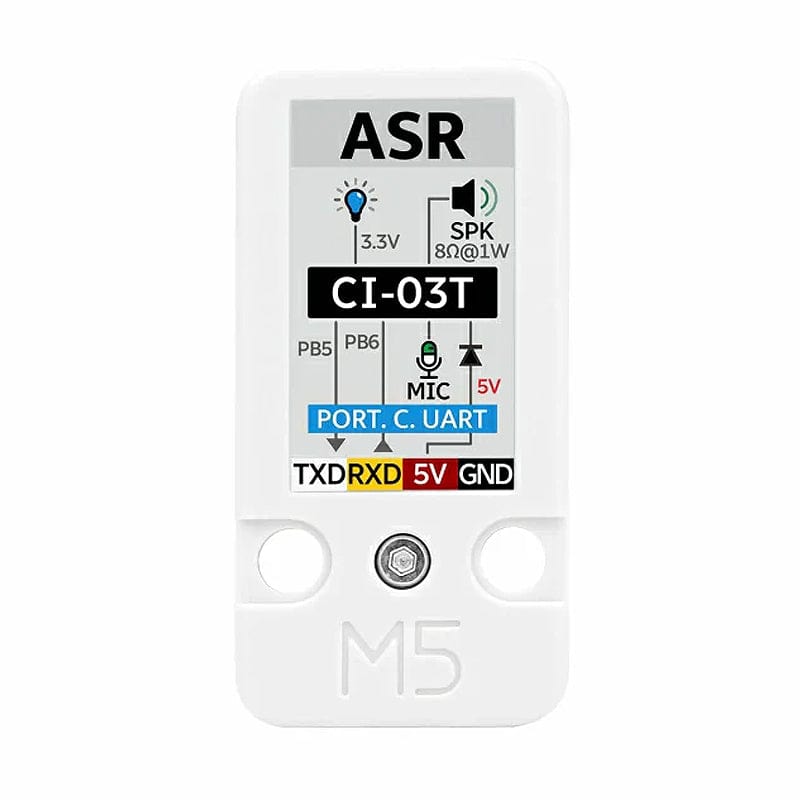 M5Stack ASR Unit with Offline Voice Module (CI-03T)