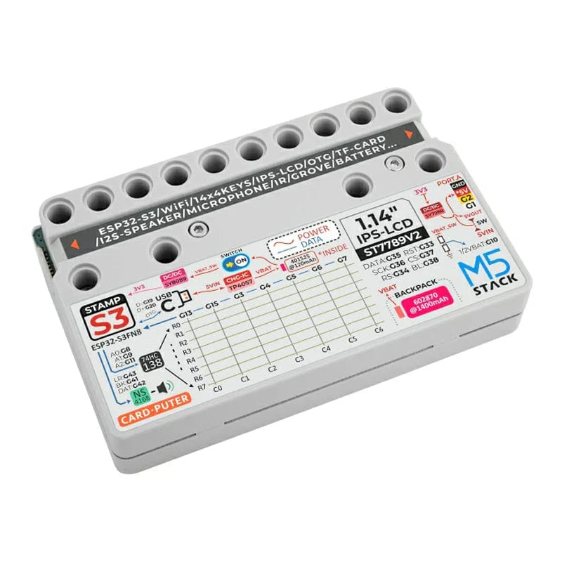M5Stack Cardputer Kit with M5StampS3 by M5Stack - The Pi Hut