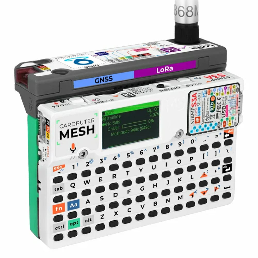 M5Stack Cardputer Mesh Kit for Meshtastic by M5Stack - The Pi Hut