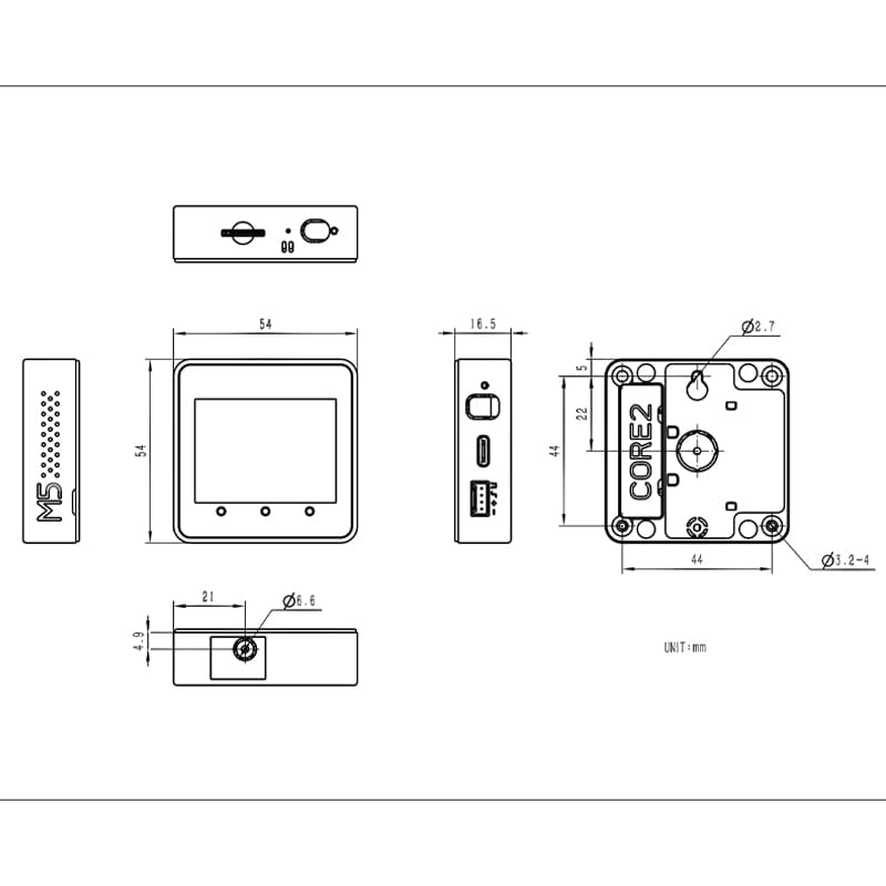 M5Stack Core2 v1.1 ESP32 IoT Development Kit by M5Stack - The Pi Hut