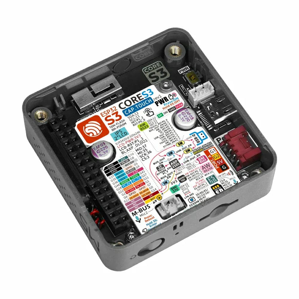 M5Stack CoreS3 Lite ESP32S3 IoT Dev Kit by M5Stack - The Pi Hut