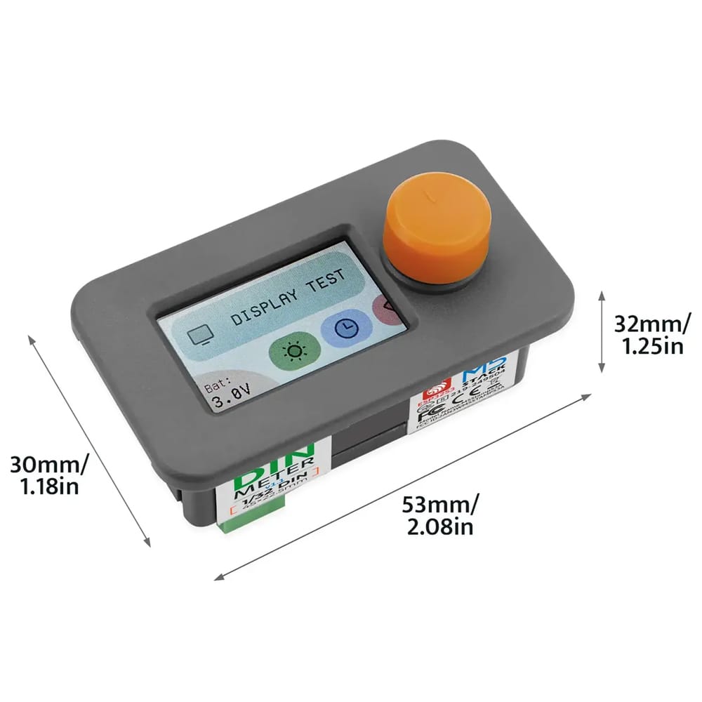 M5Stack Din Meter v1.1 with M5StampS3A by M5Stack - The Pi Hut