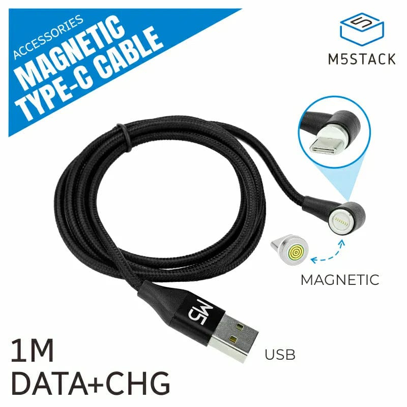 M5Stack Magnetic Type-C Cable with Connector - 1m