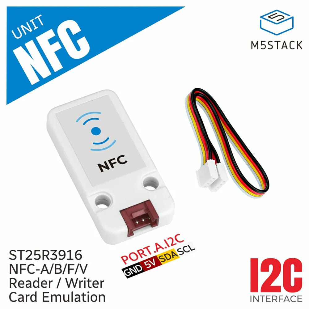 M5Stack NFC Universal Unit (ST25R3916) by M5Stack - The Pi Hut