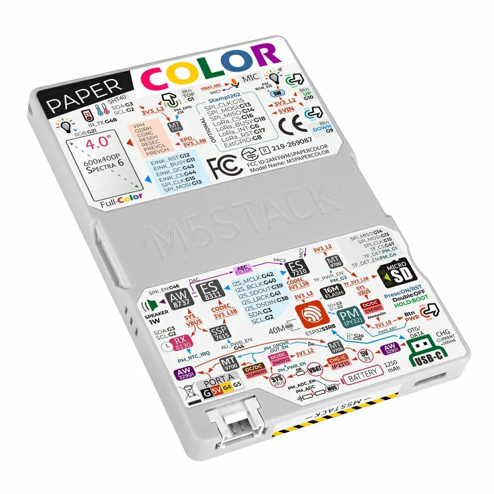 M5Stack Paper Colour by M5Stack - The Pi Hut