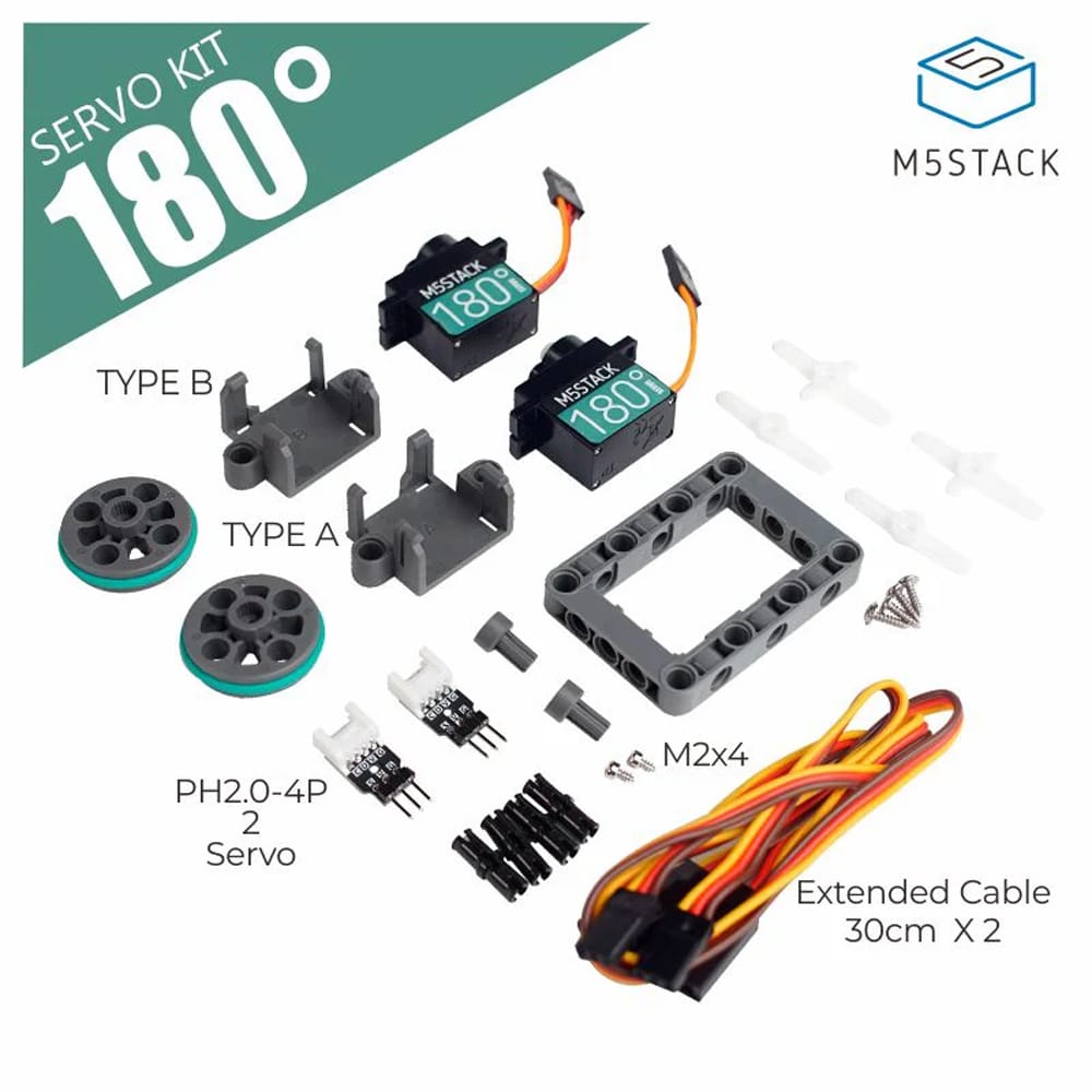 M5Stack Servo Kit 180° LEGO-compatible by M5Stack - The Pi Hut