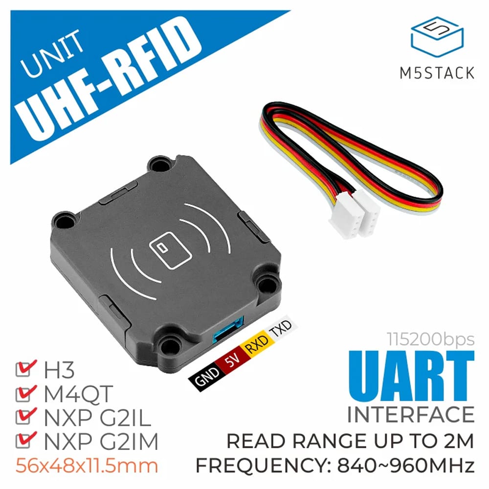 M5Stack UHF RFID Unit (JRD-4035) by M5Stack - The Pi Hut