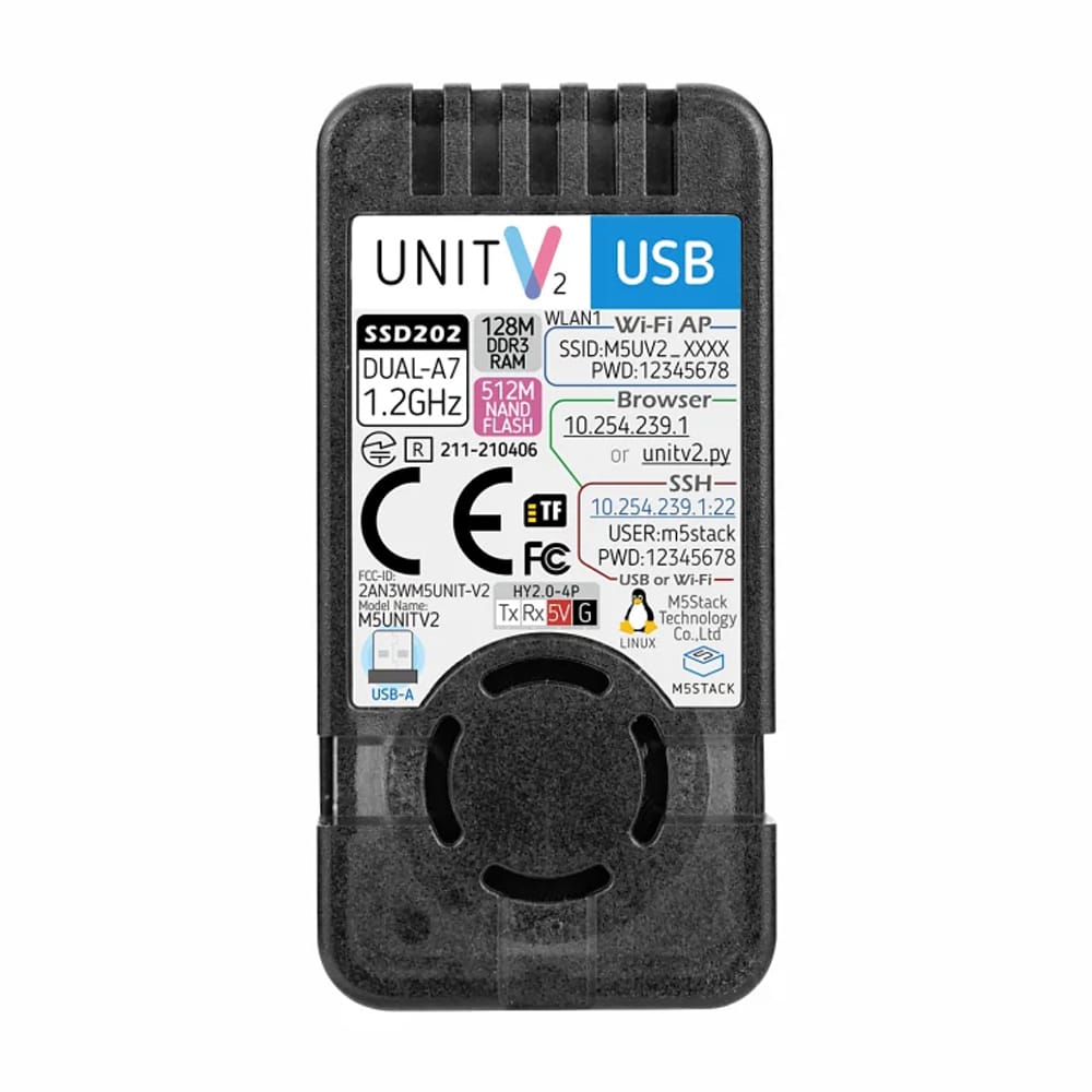 M5Stack UnitV2 USB Version without Camera by M5Stack - The Pi Hut