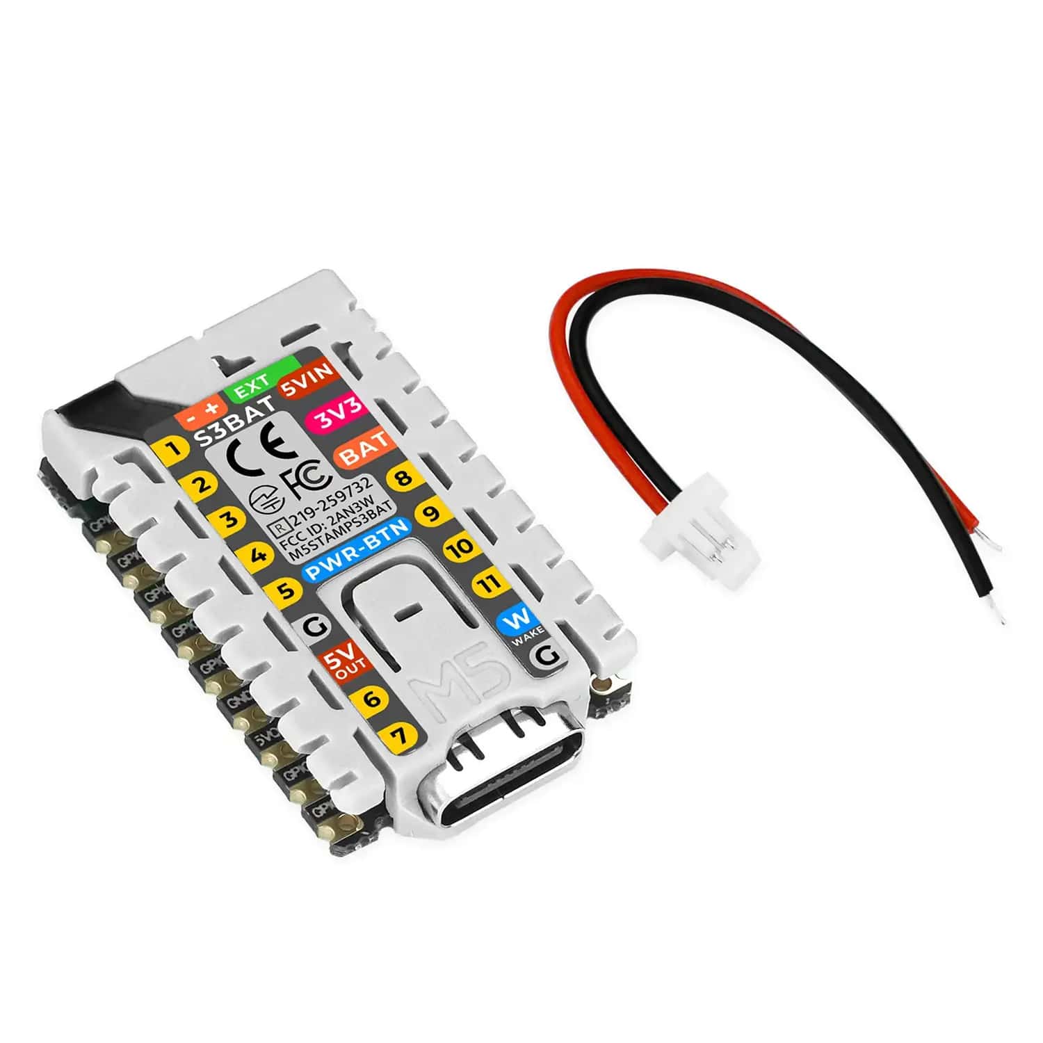 M5Stamp-S3 BAT Module by M5Stack - The Pi Hut