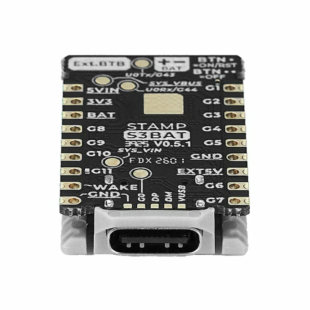M5StampS3 BAT Module with Battery Connector by M5Stack - The Pi Hut