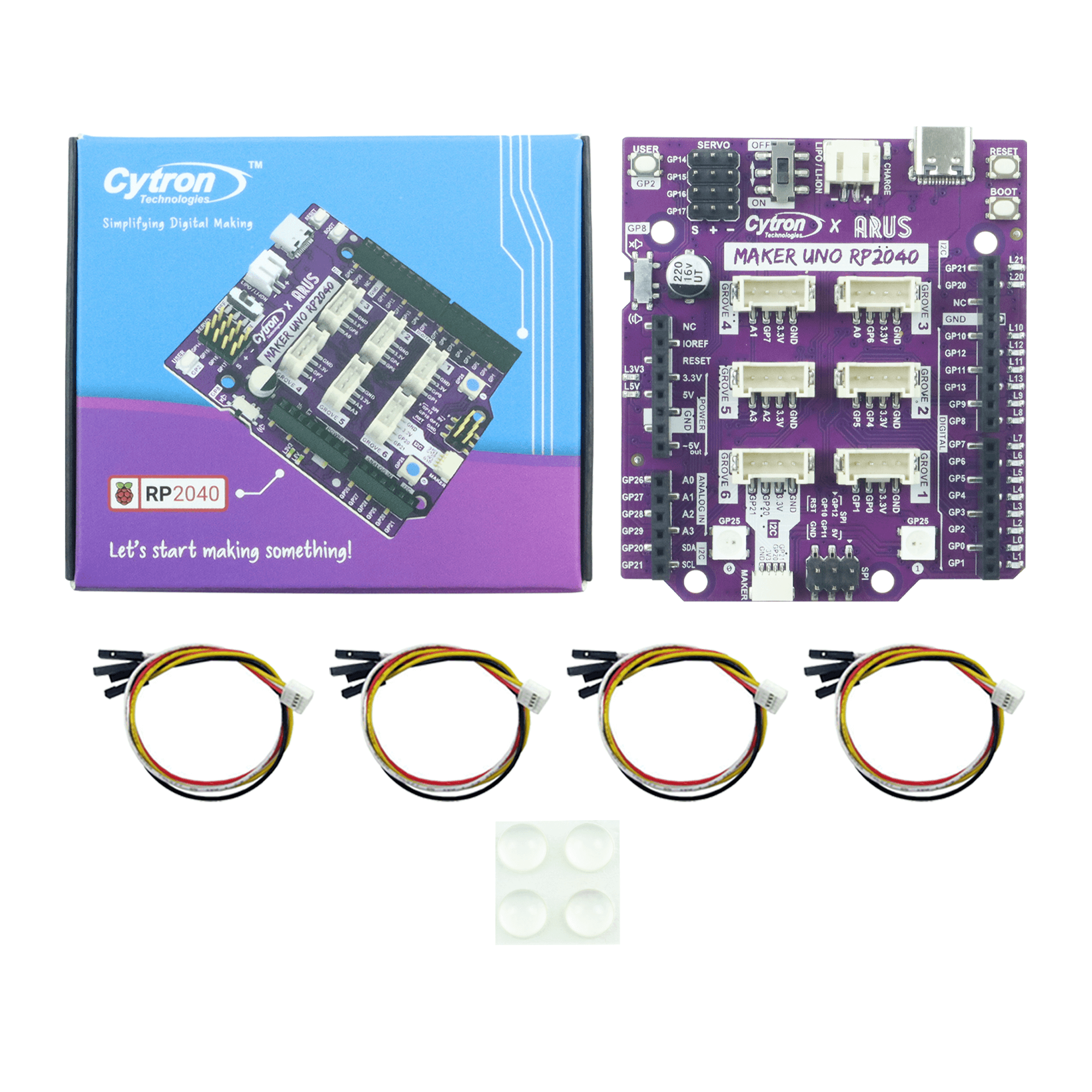 Maker Uno RP2040 by Cytron - The Pi Hut
