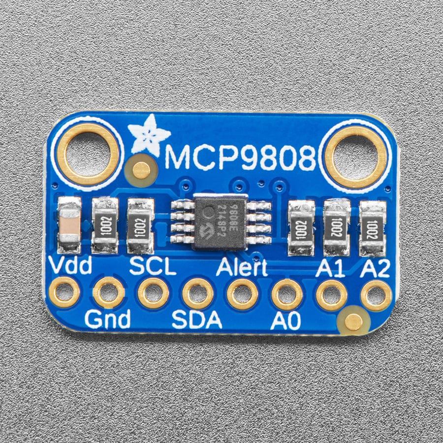 MCP9808 High Accuracy I2C Temperature Sensor Breakout Board by Adafruit - The Pi Hut
